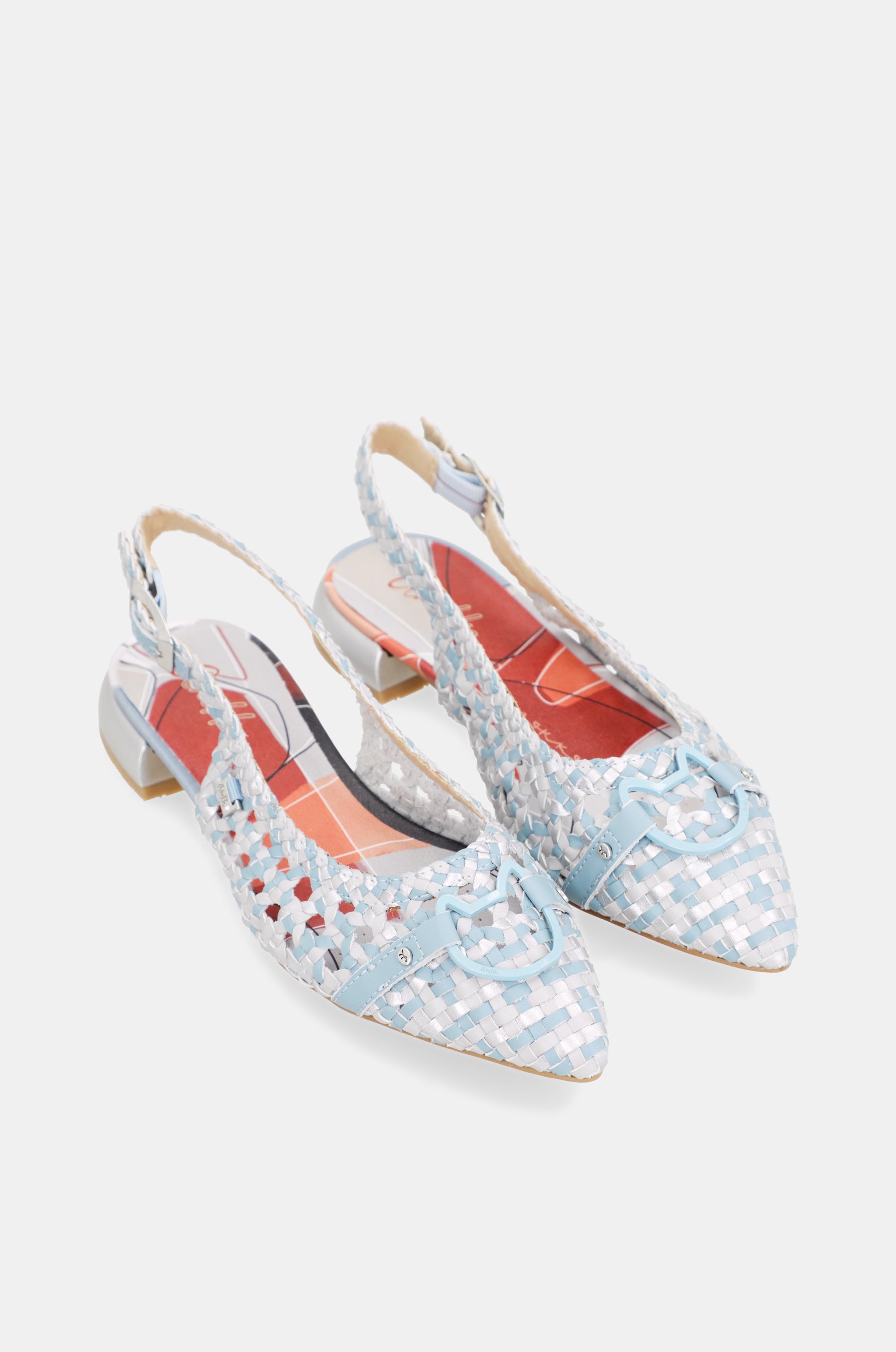 Ballerines slingback bleues