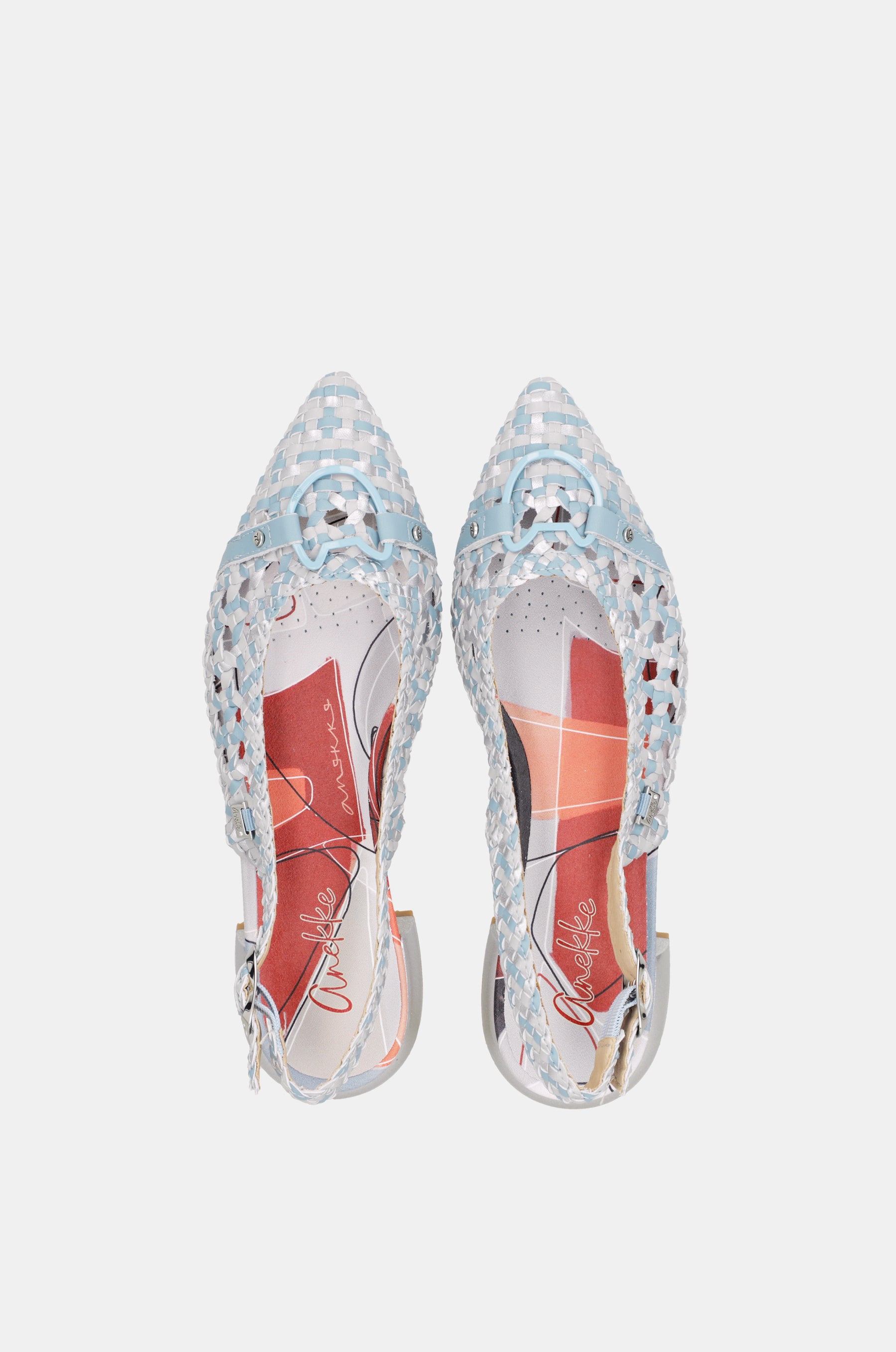 Ballerines slingback bleues