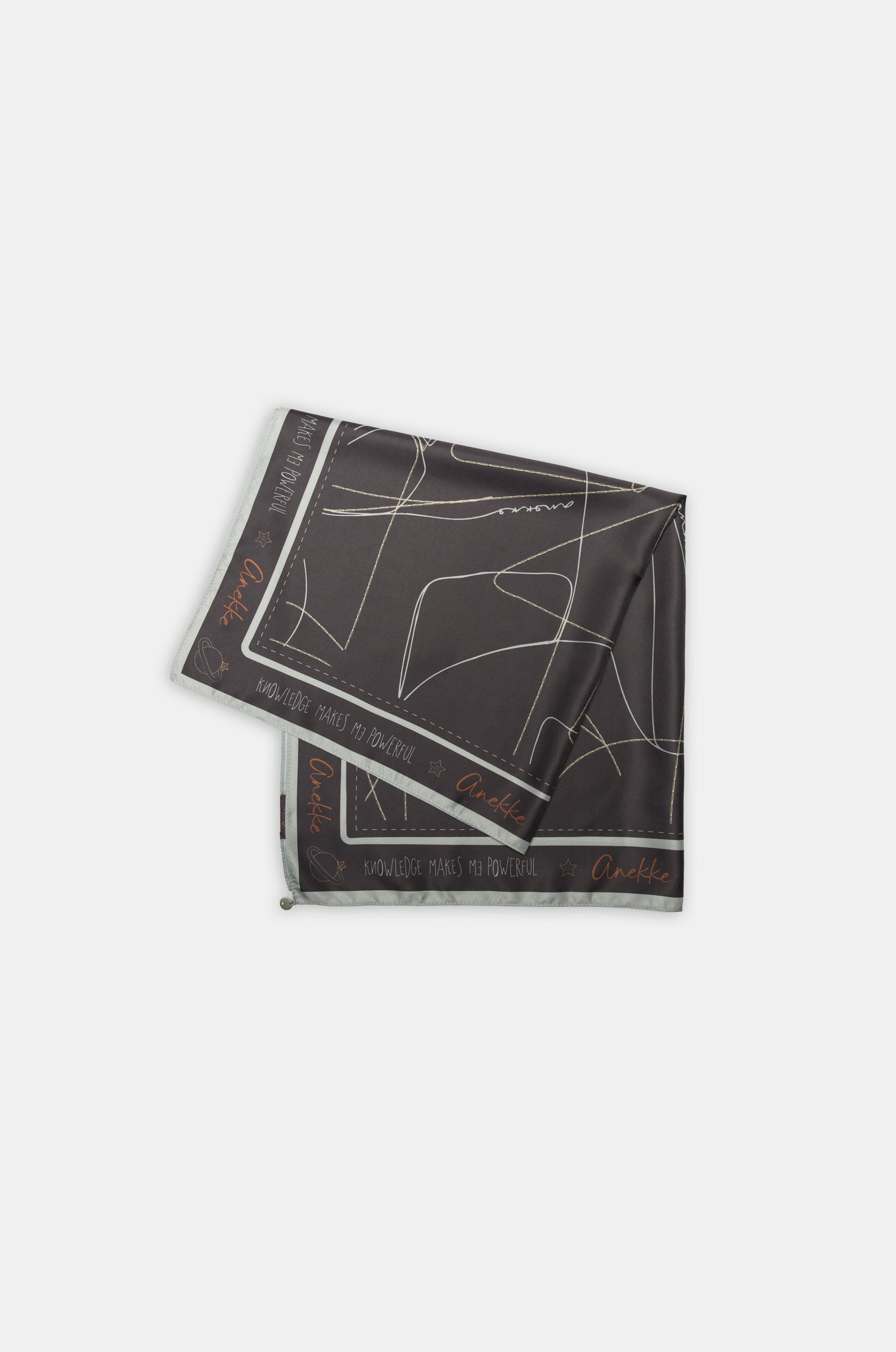 Foulard carré imprimé Auralis