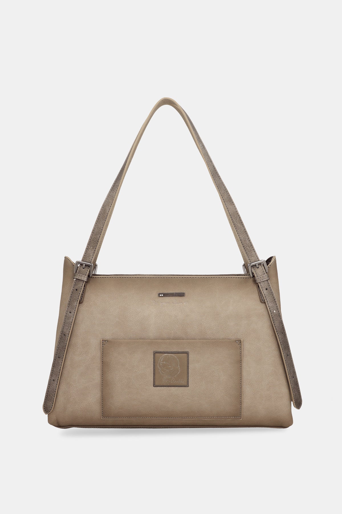 Sac porté épaule Taupe