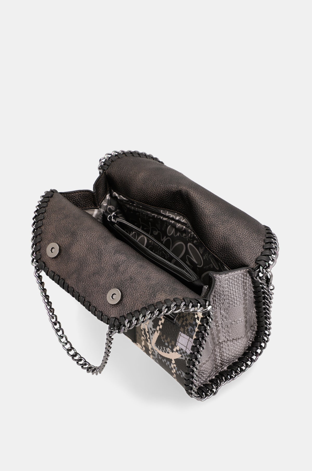Sac porté épaule à anse métallique Iron