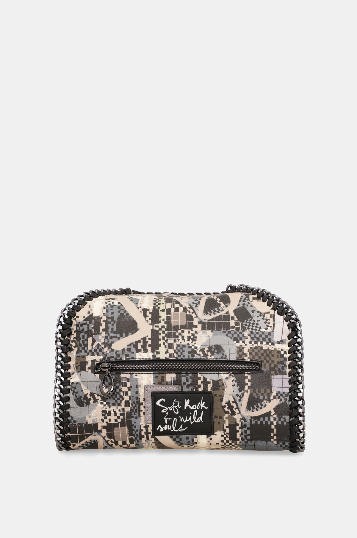 Sac porté épaule à anse métallique Iron