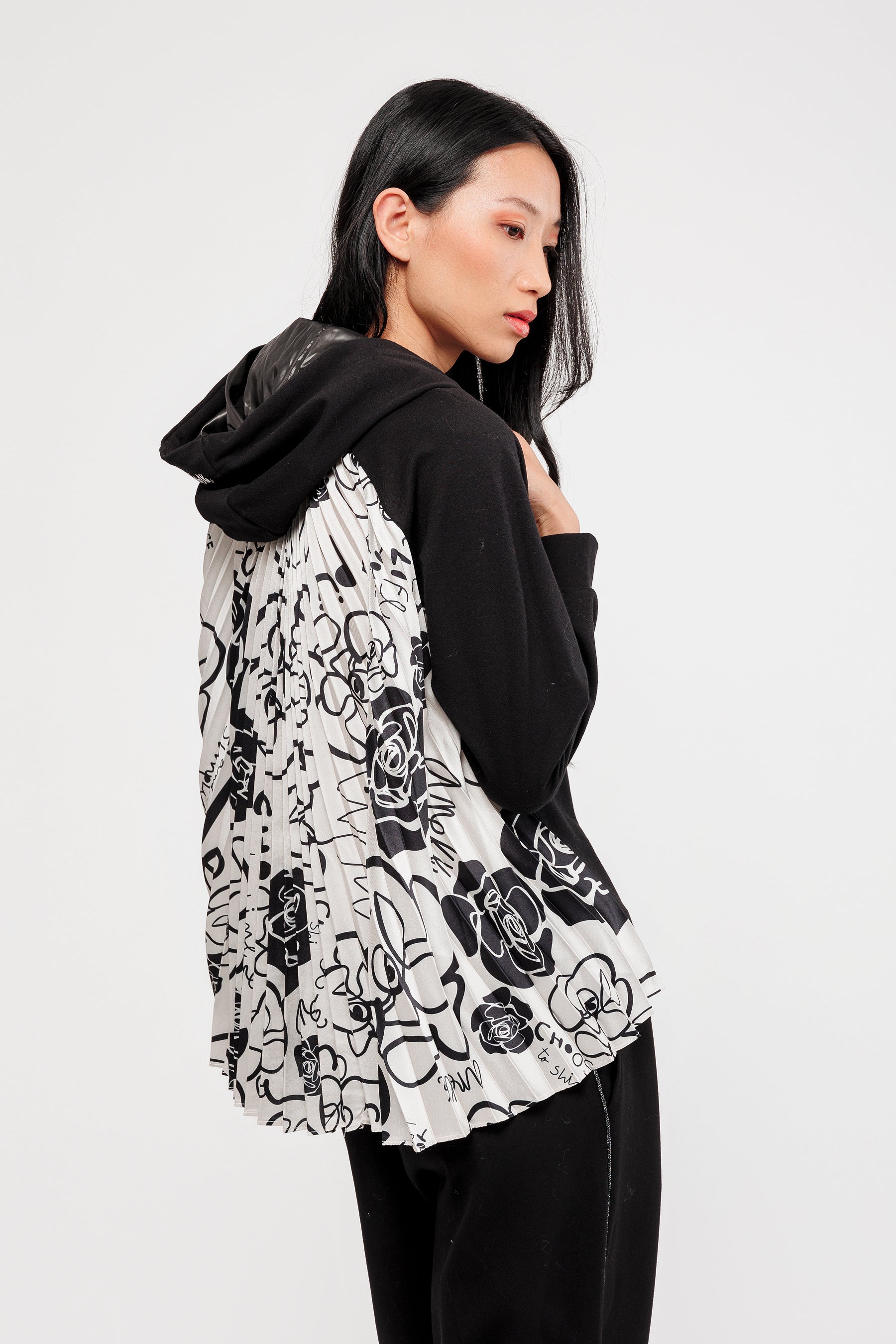 Sweat à capuche imprimé