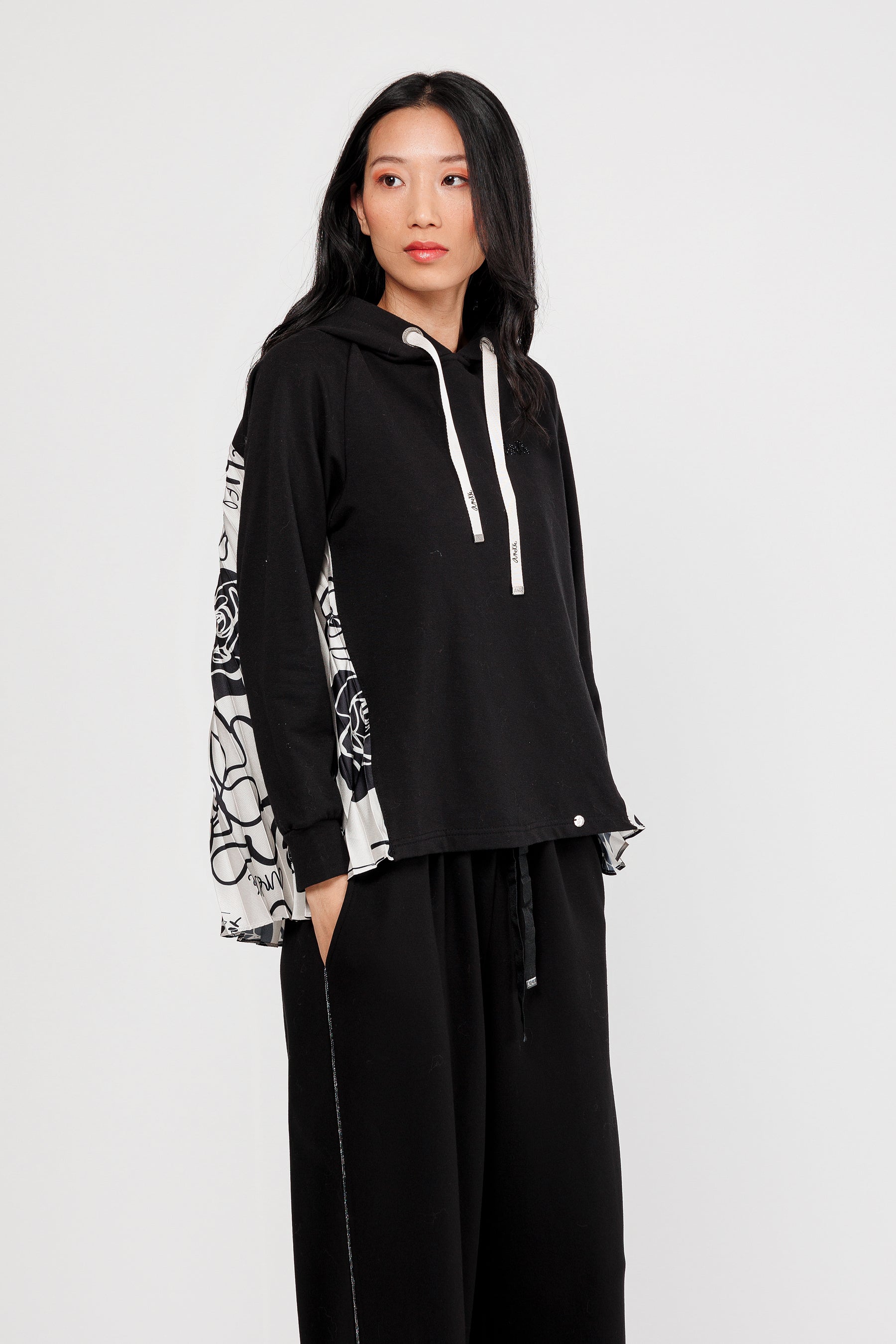 Sweat à capuche imprimé