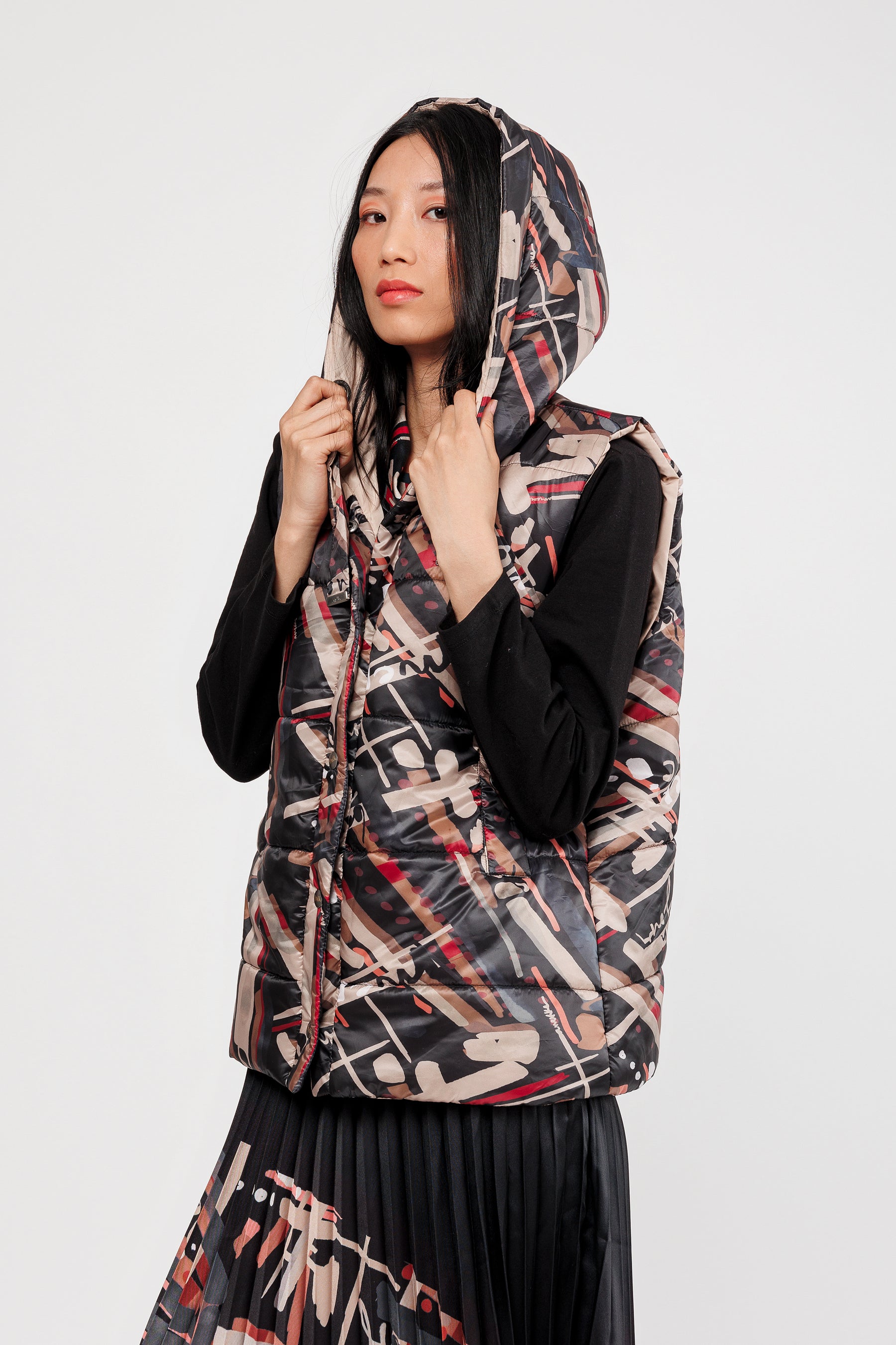 Veste sans manches réversible Mademoiselle