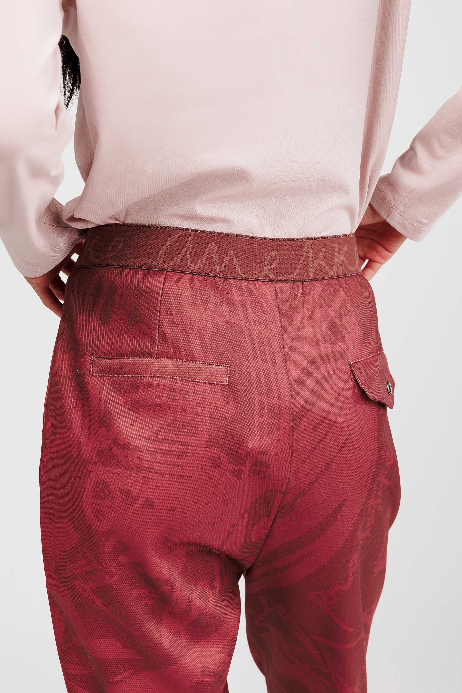 Pantalon bordeaux