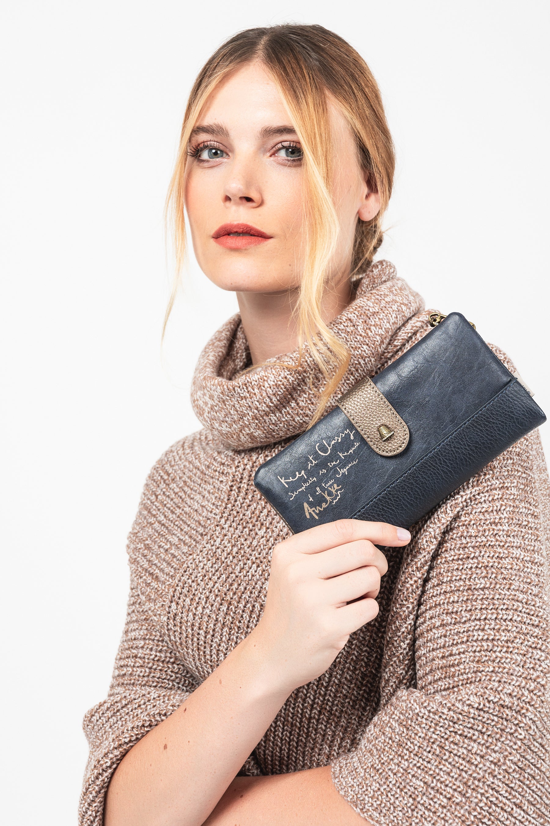 Portefeuille souple RFID grand Studio