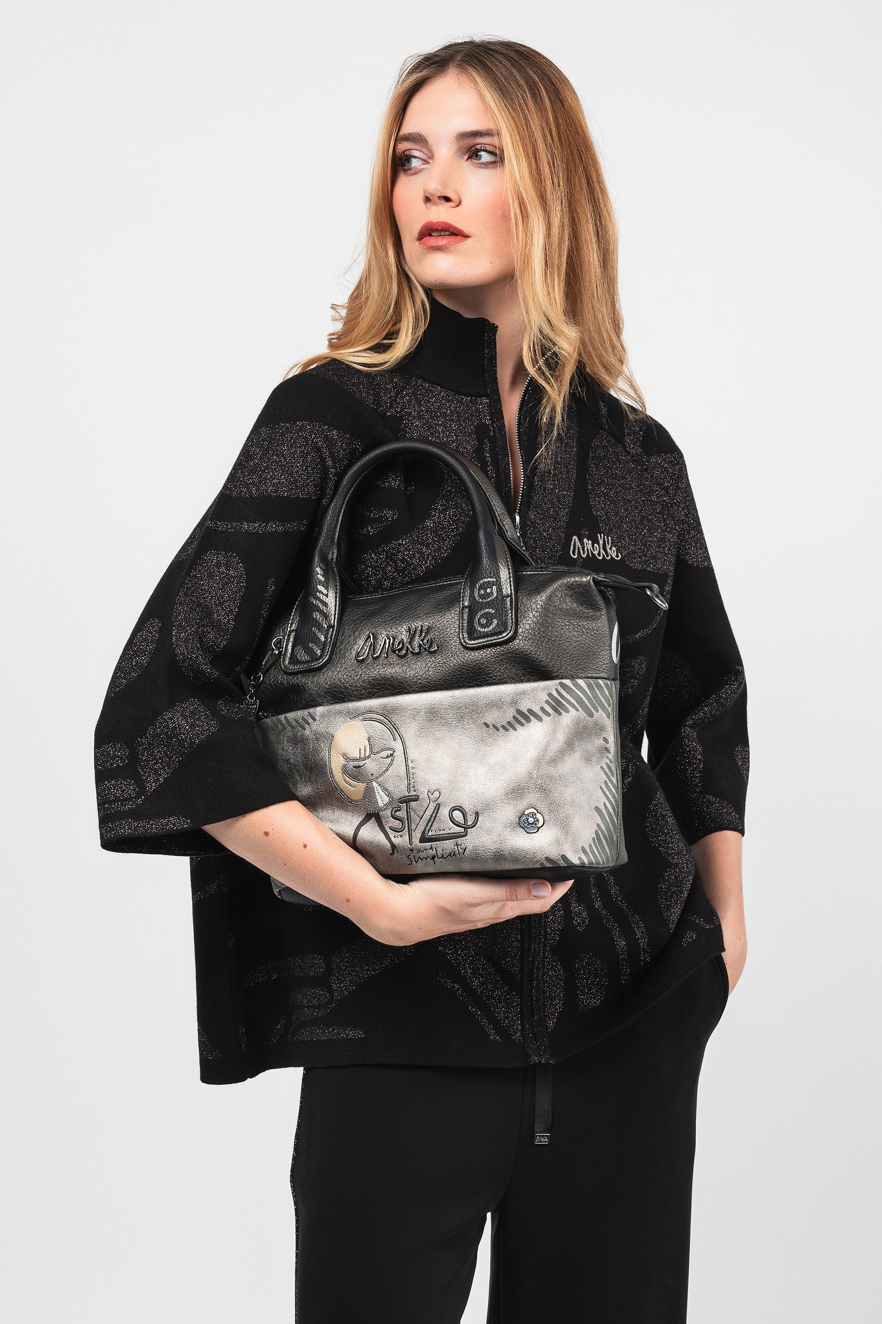 Sac à main avec anses petit Nature Koko