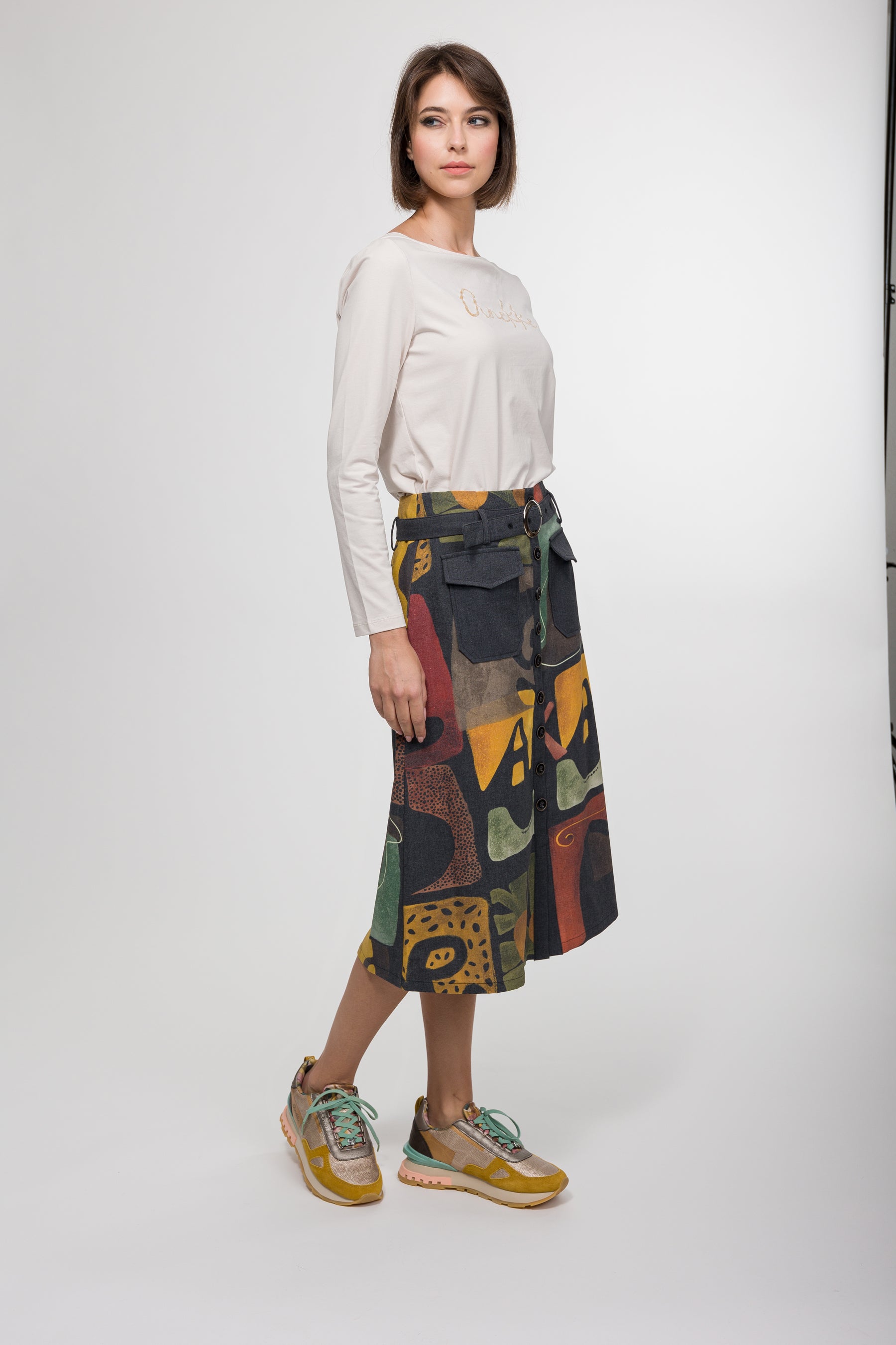 Sneakers jaunes et dorés Bloom