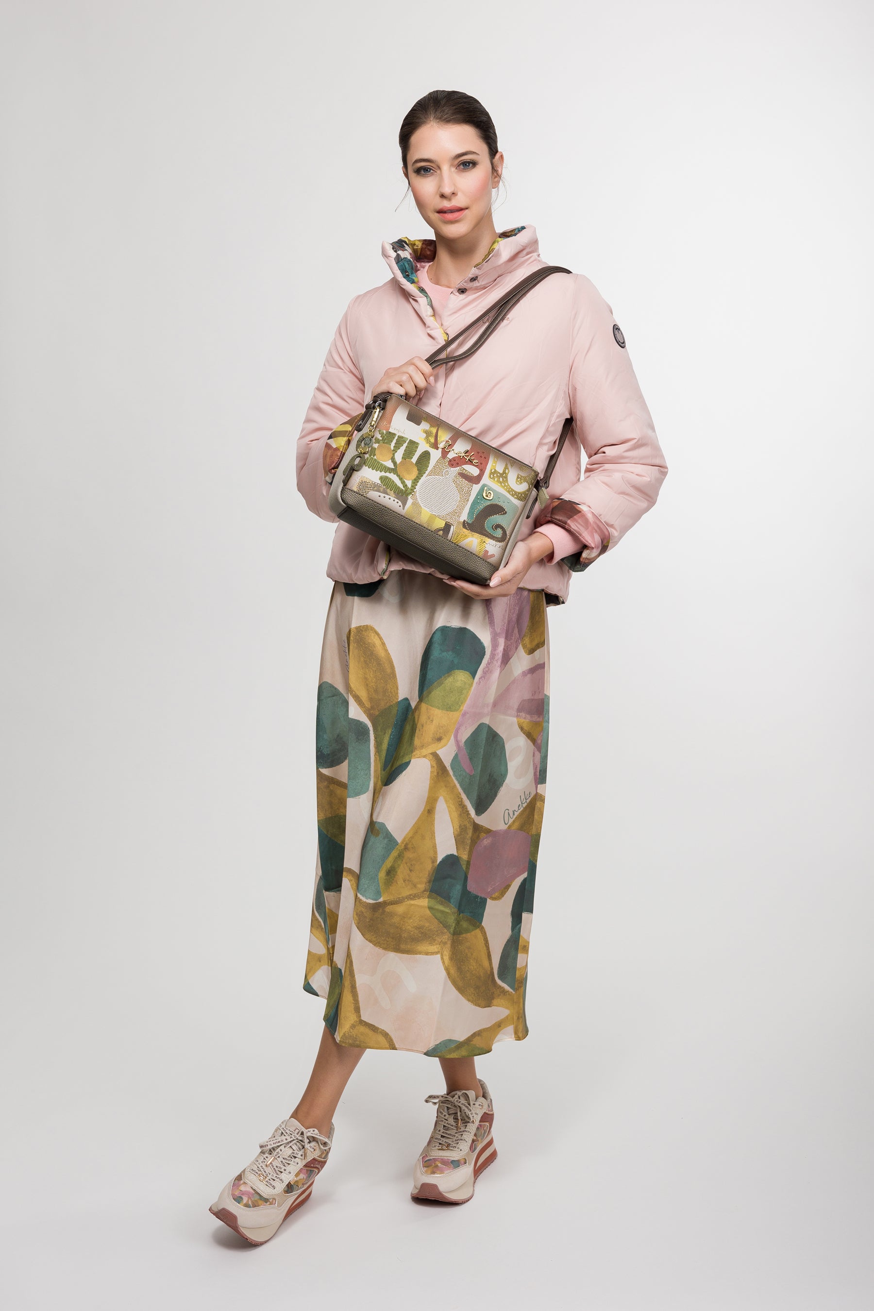 Sac à bandoulière imprimé Amphora