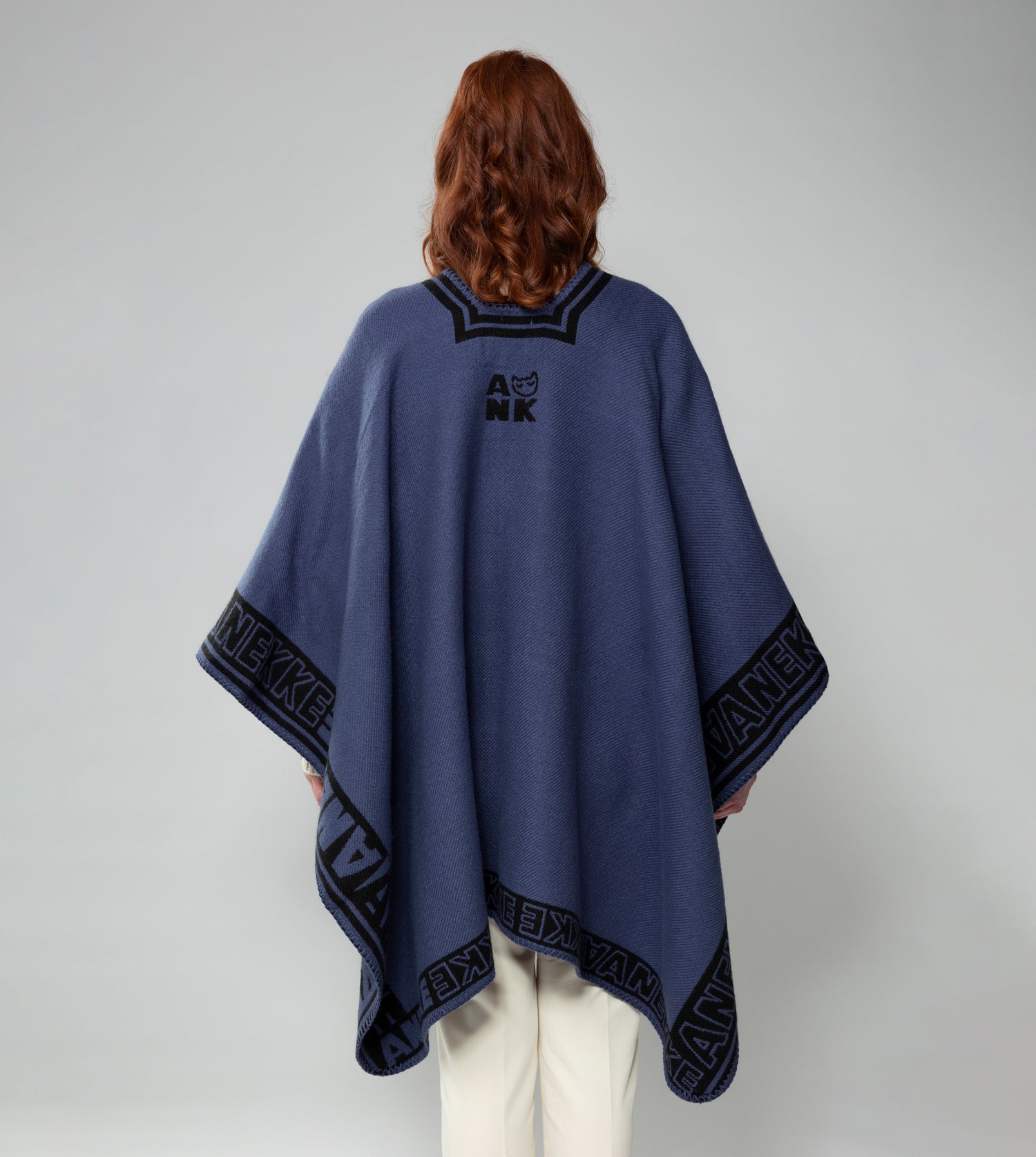 Poncho Shodō bleu marine