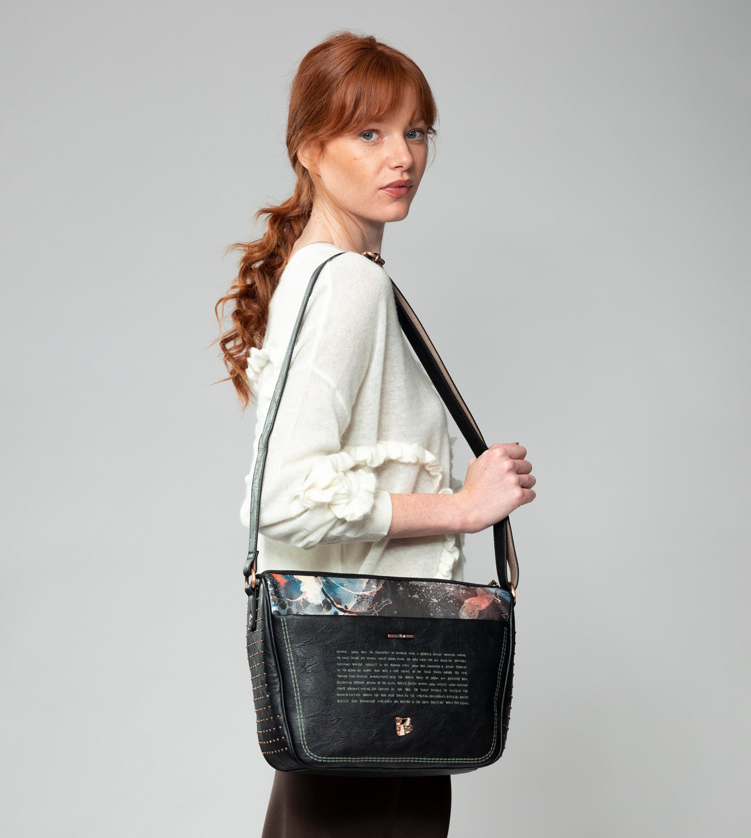 Shōen grand sac à bandoulière avec des poches