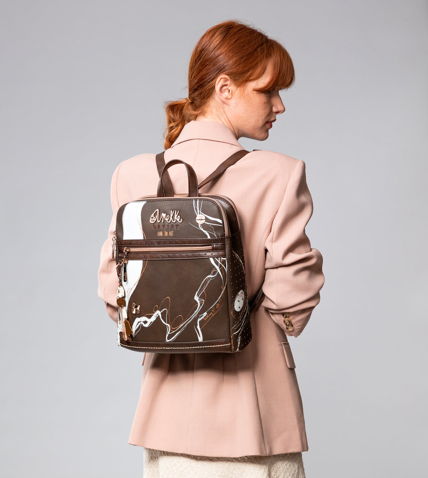 Nature Shodō 2 Compartiment sac à dos brun