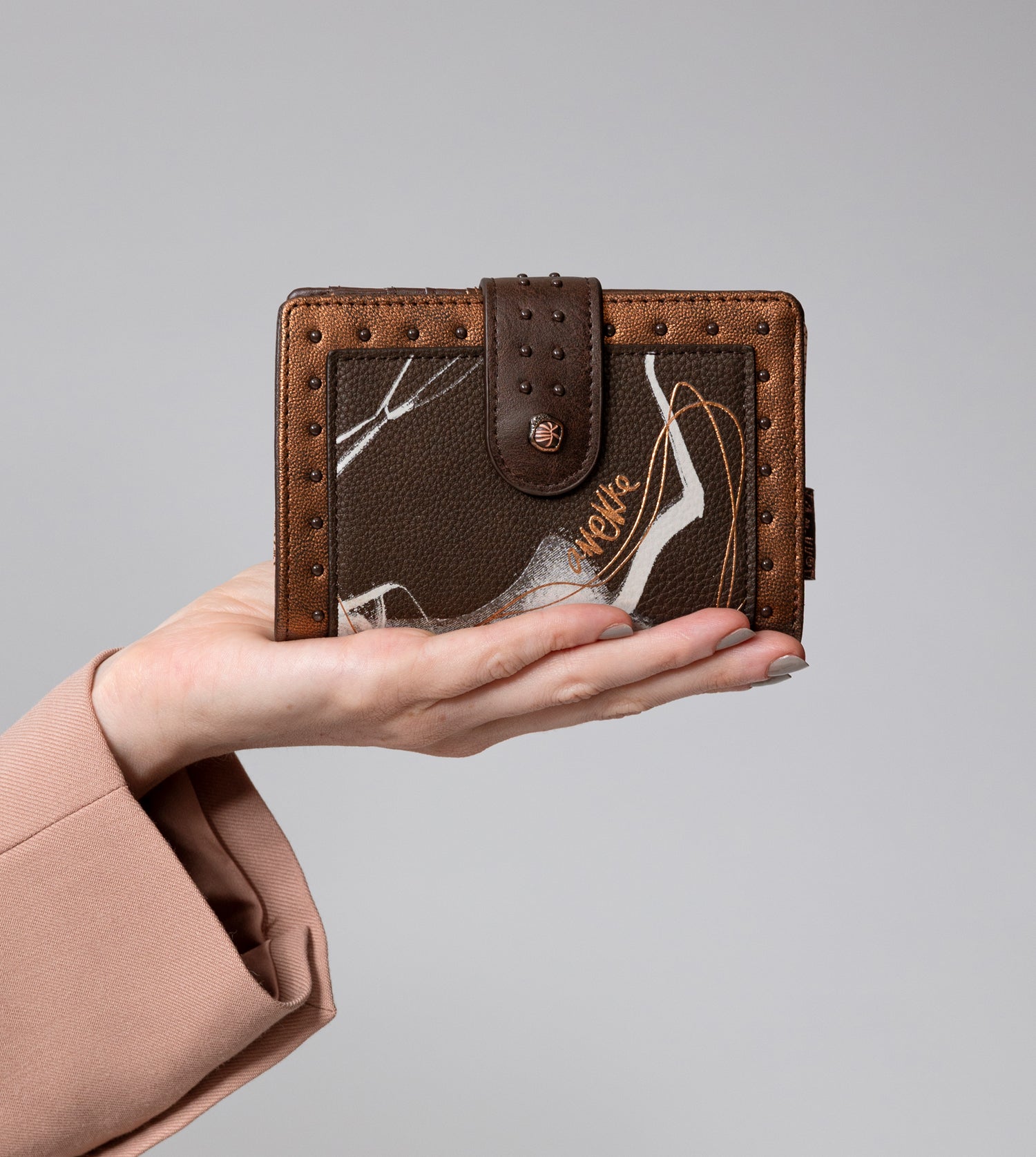 Nature SHODō Brown Flexible RFID portefeuille