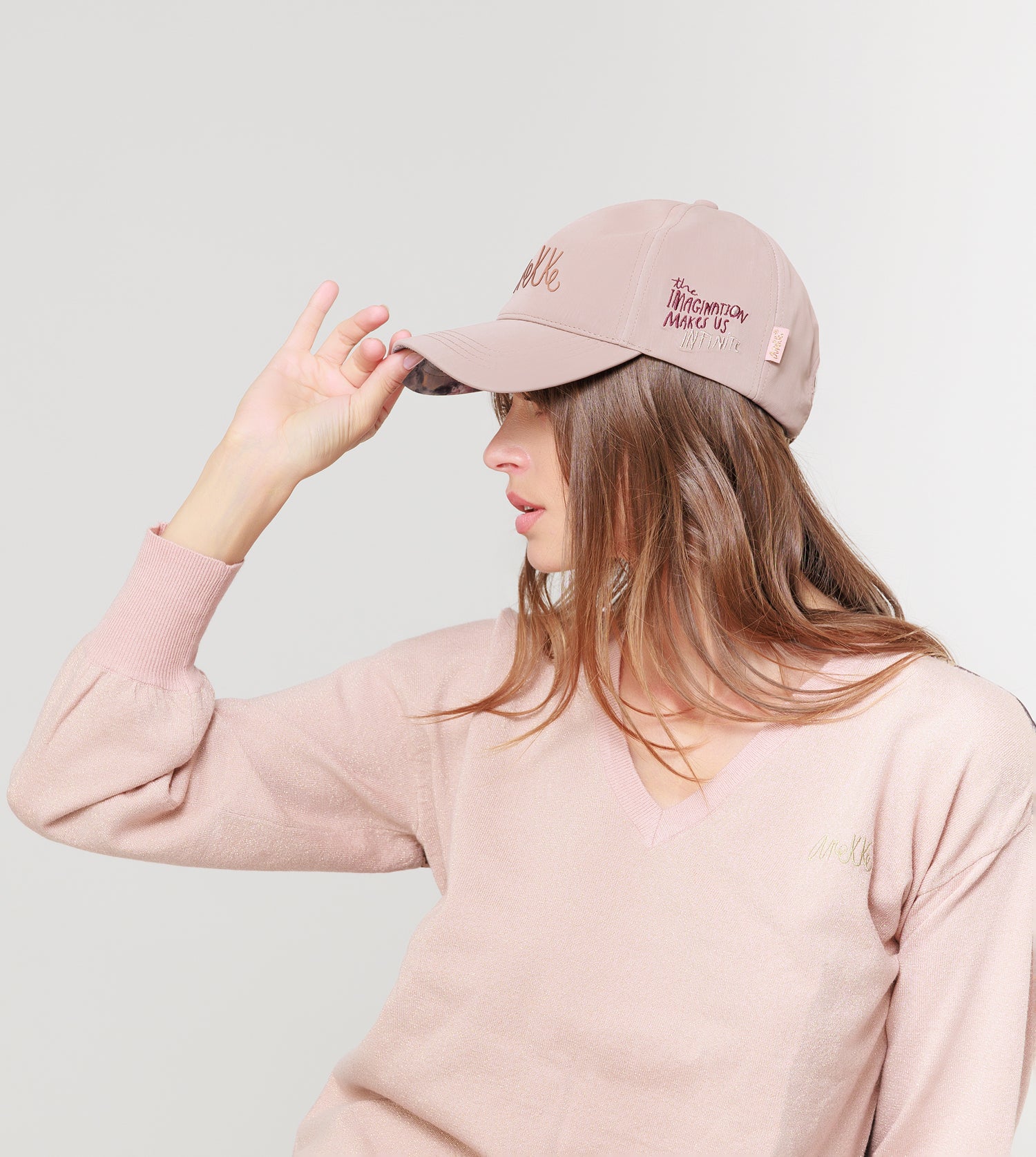 Casquette rose