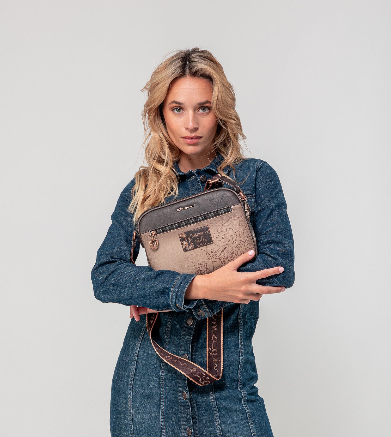 Sac à bandoulière moyen format 3 compartiments Menire