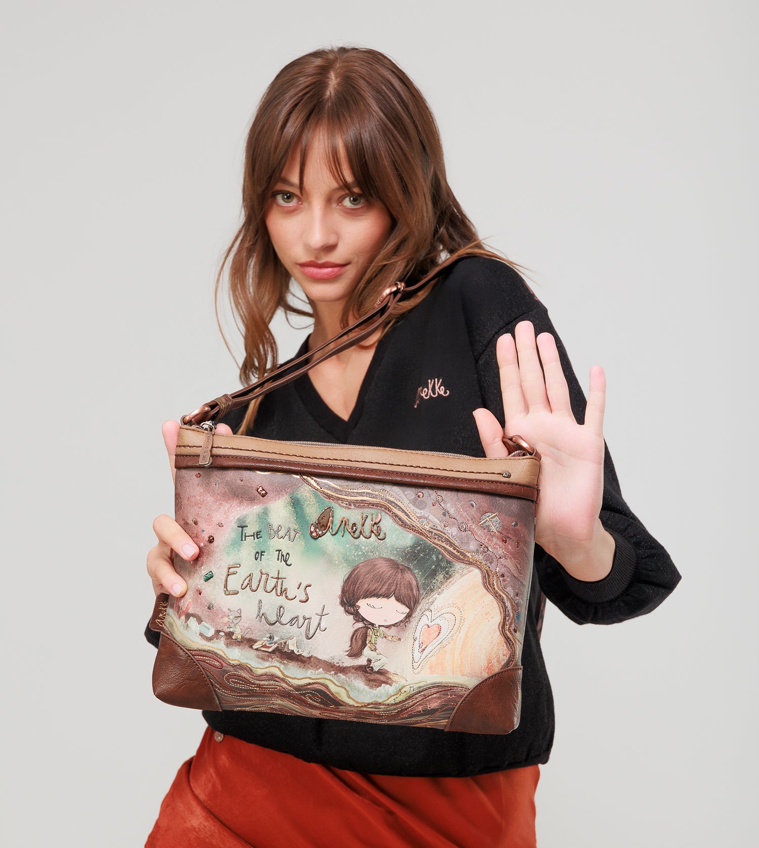 Sac à bandoulière moyen format Anekke Core