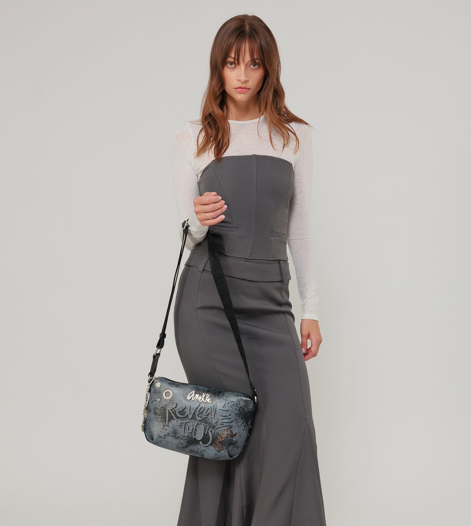 Sac à bandoulière moyen format Crust