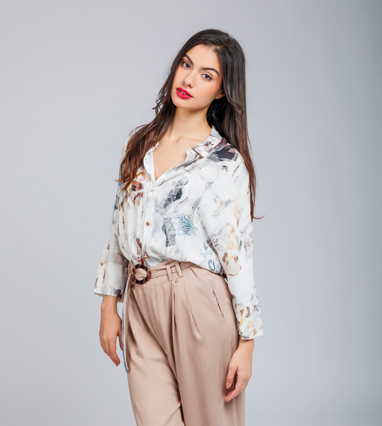 Chemise imprimée Memories