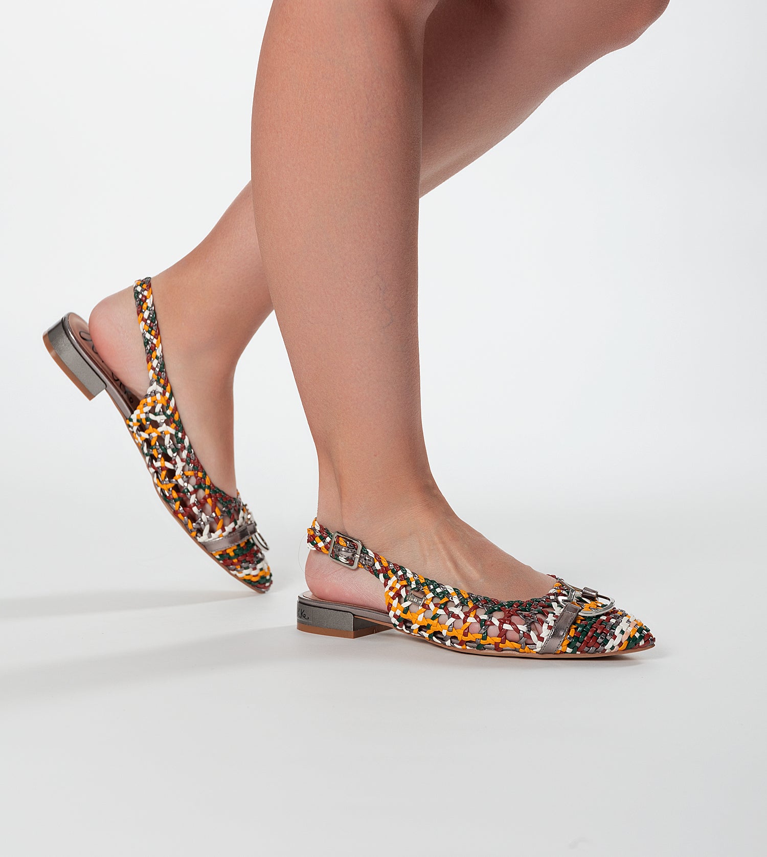 Ballerines slingback multicolores