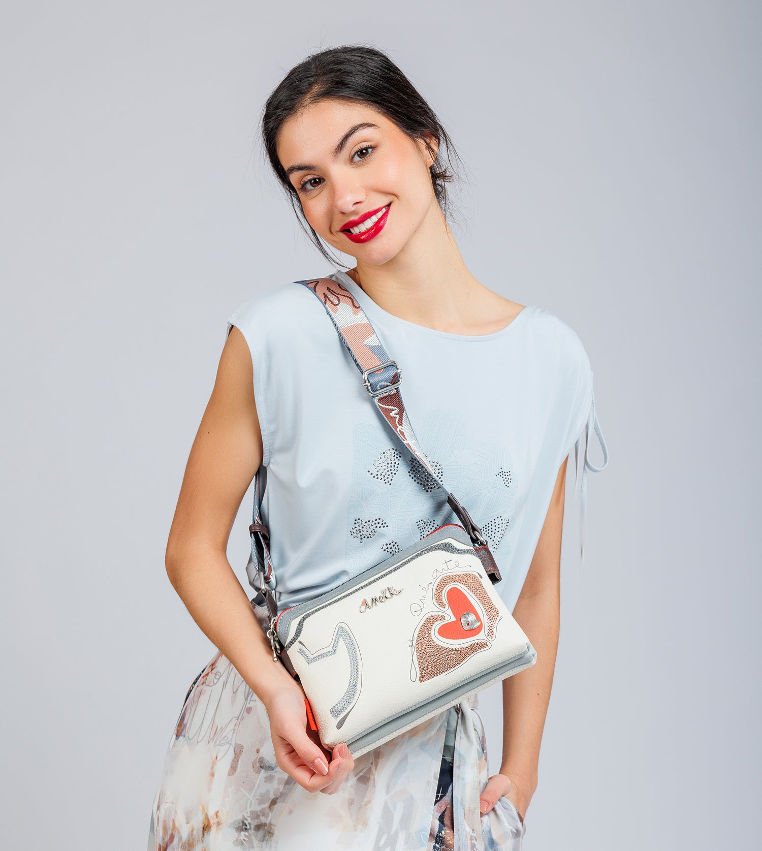 Sac porté épaule Alma à double compartiment