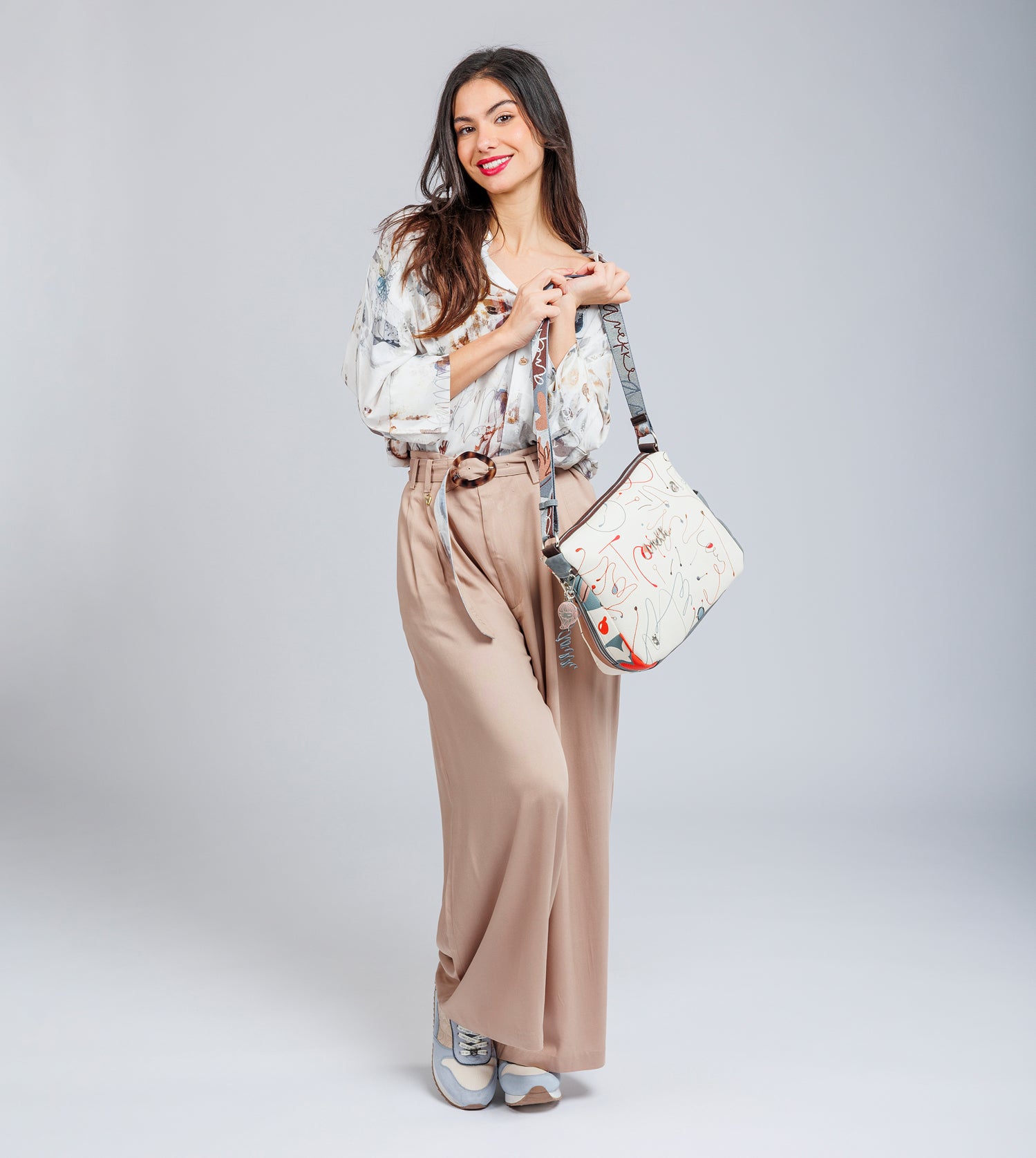Sac bandoulière zippé Alma