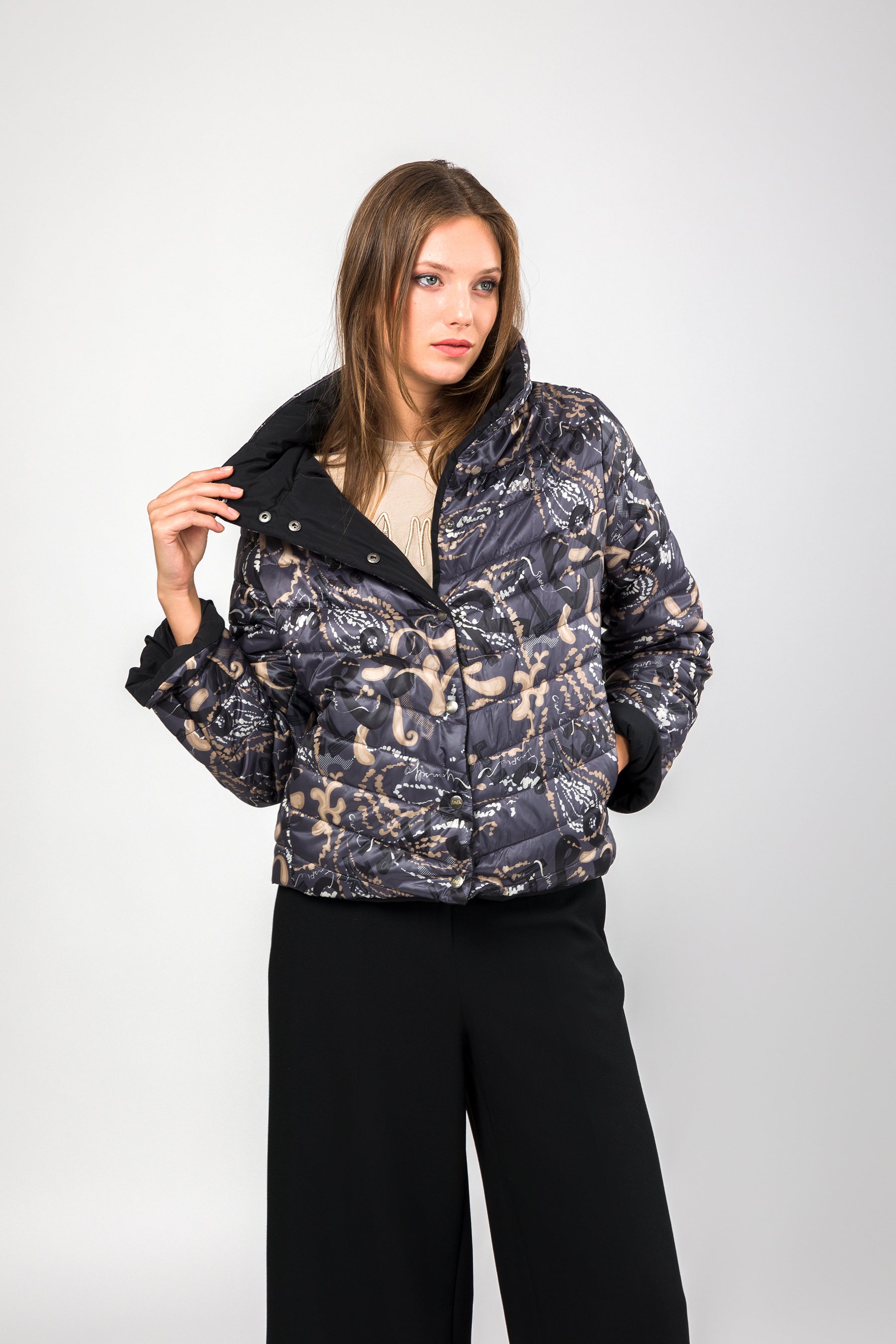 Veste réversible vert