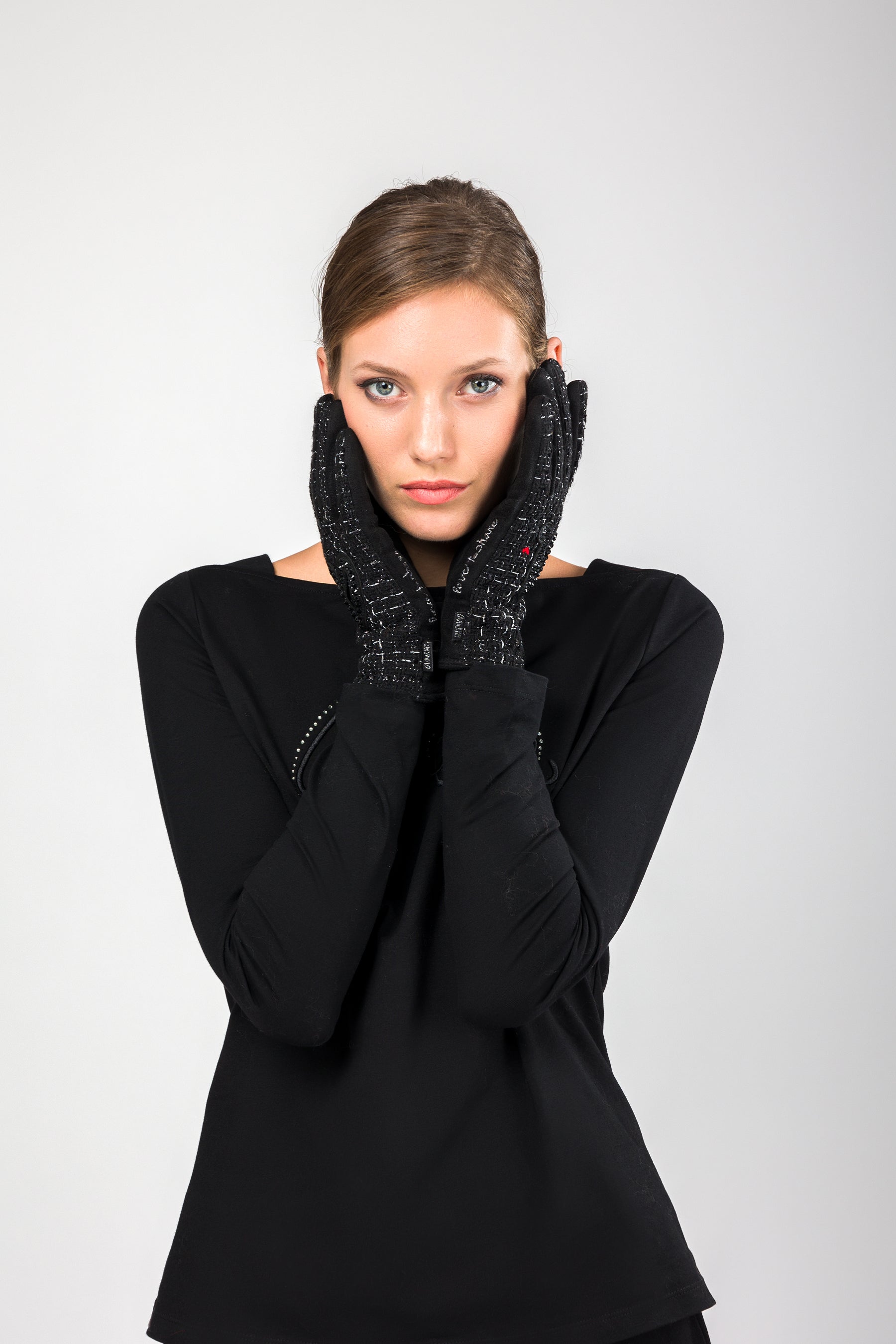 Gants tweed