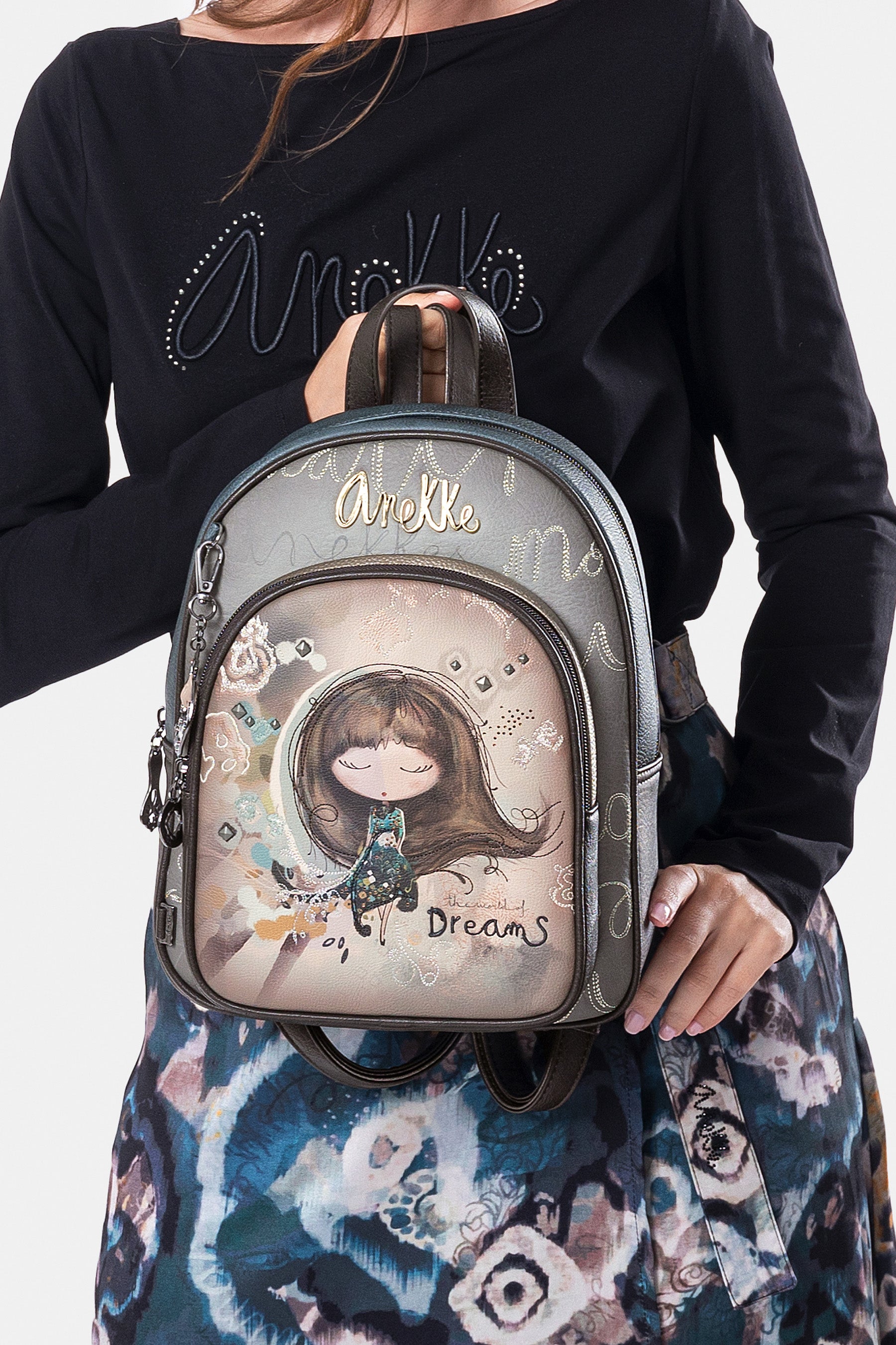 Sac à dos avec poche devant Real