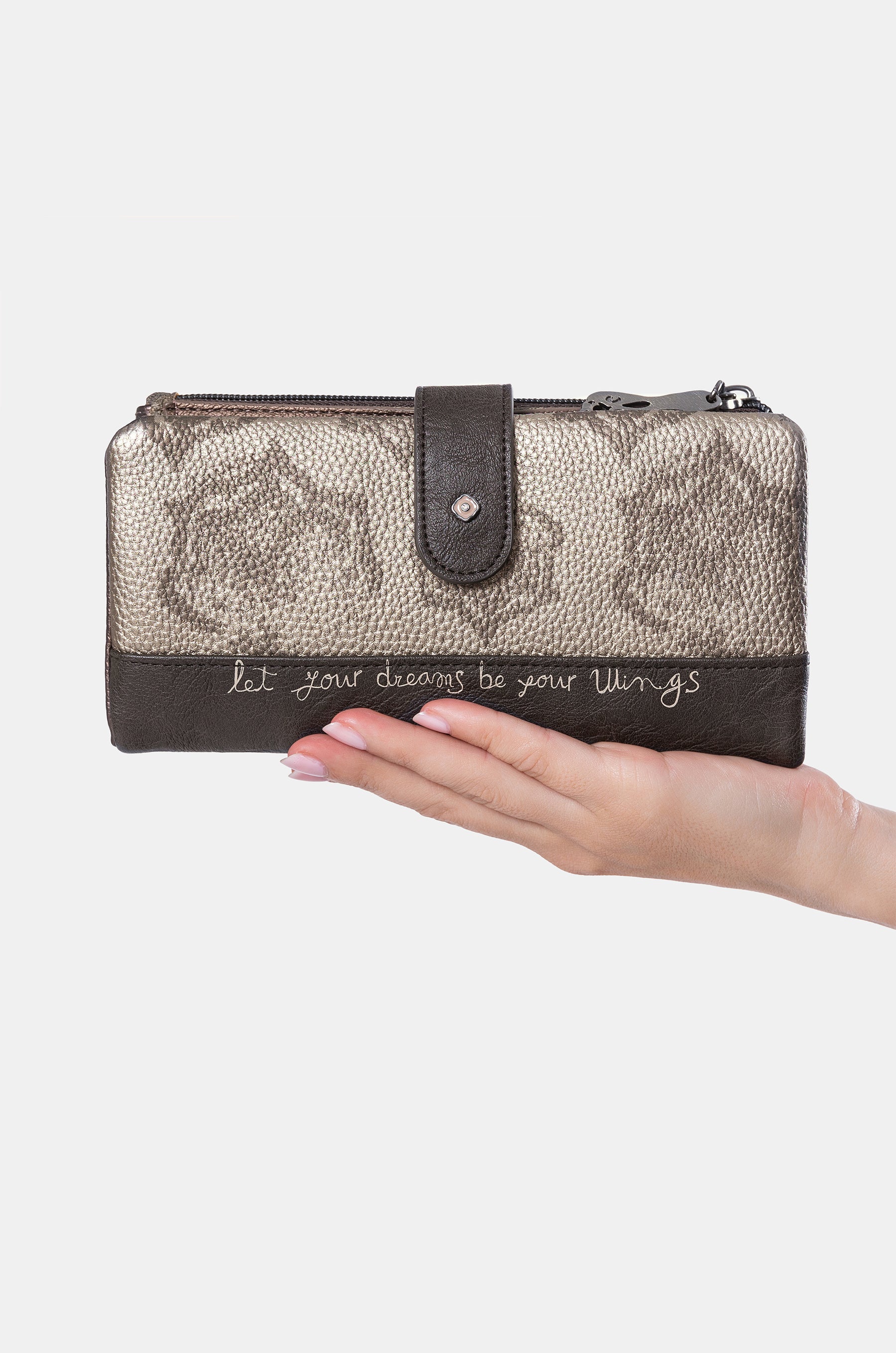 Portefeuille souple RFID grand Real