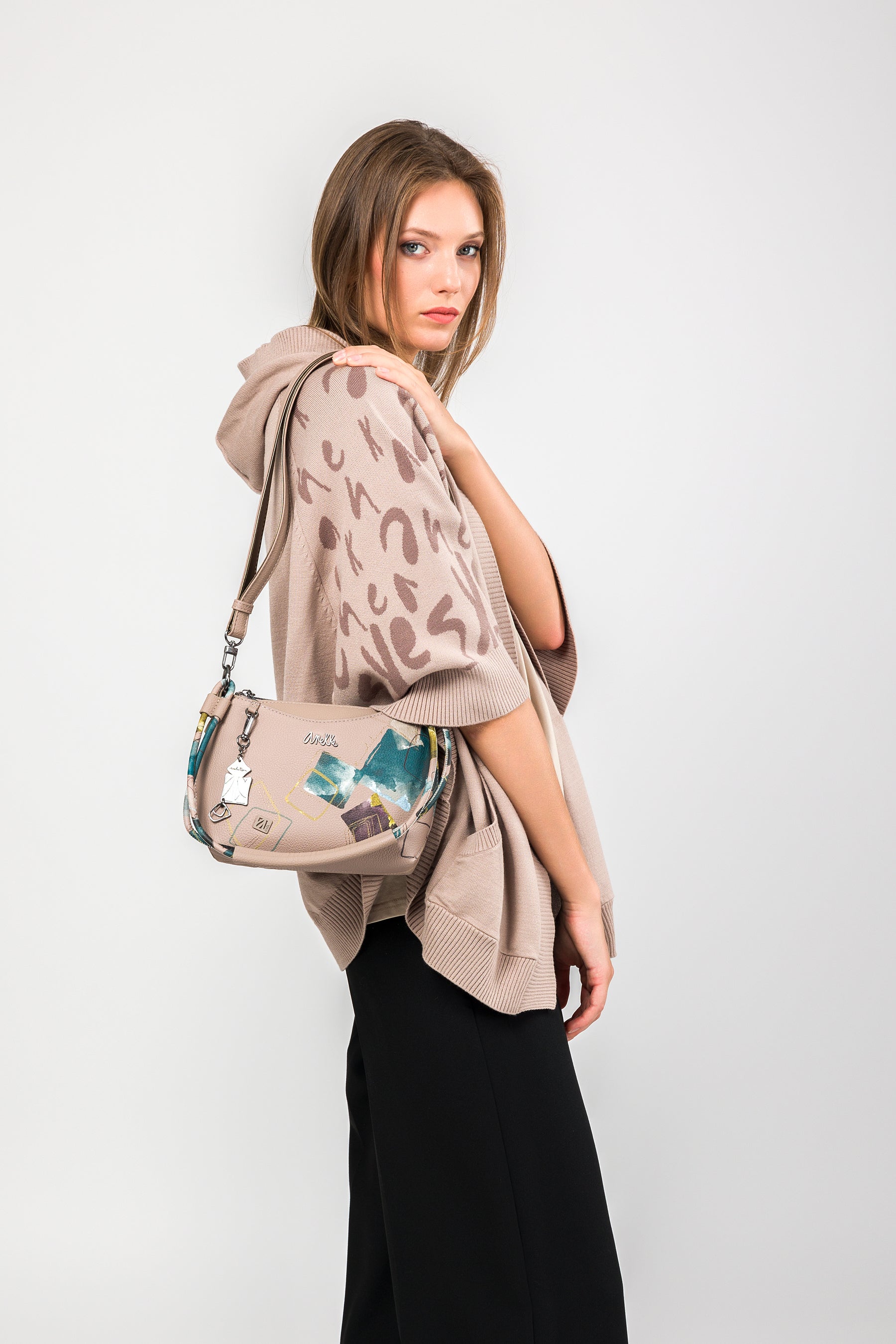Sac à main avec bandoulière moyen Evolution