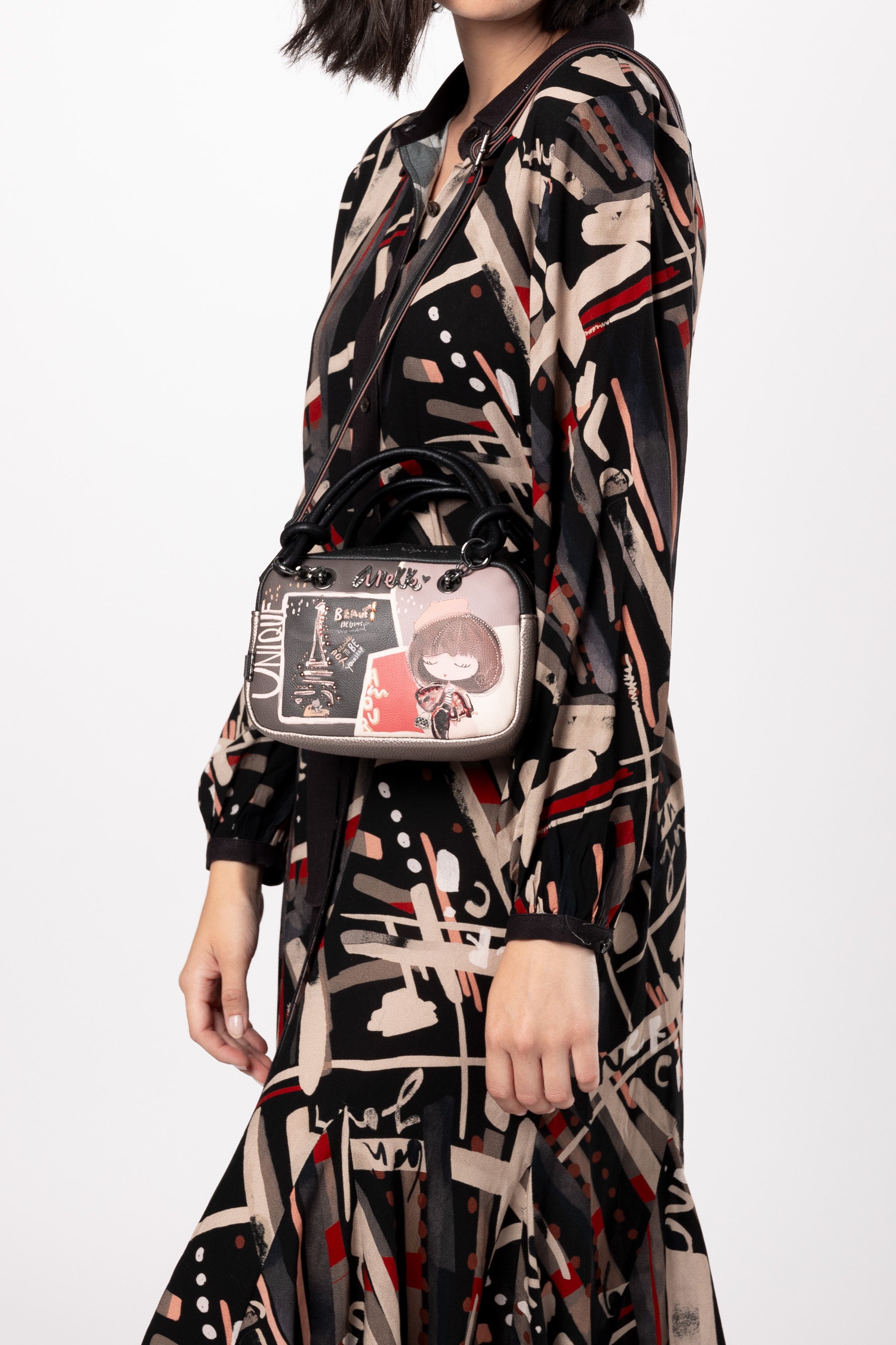 Sac à main avec bandoulière petit Mademoiselle