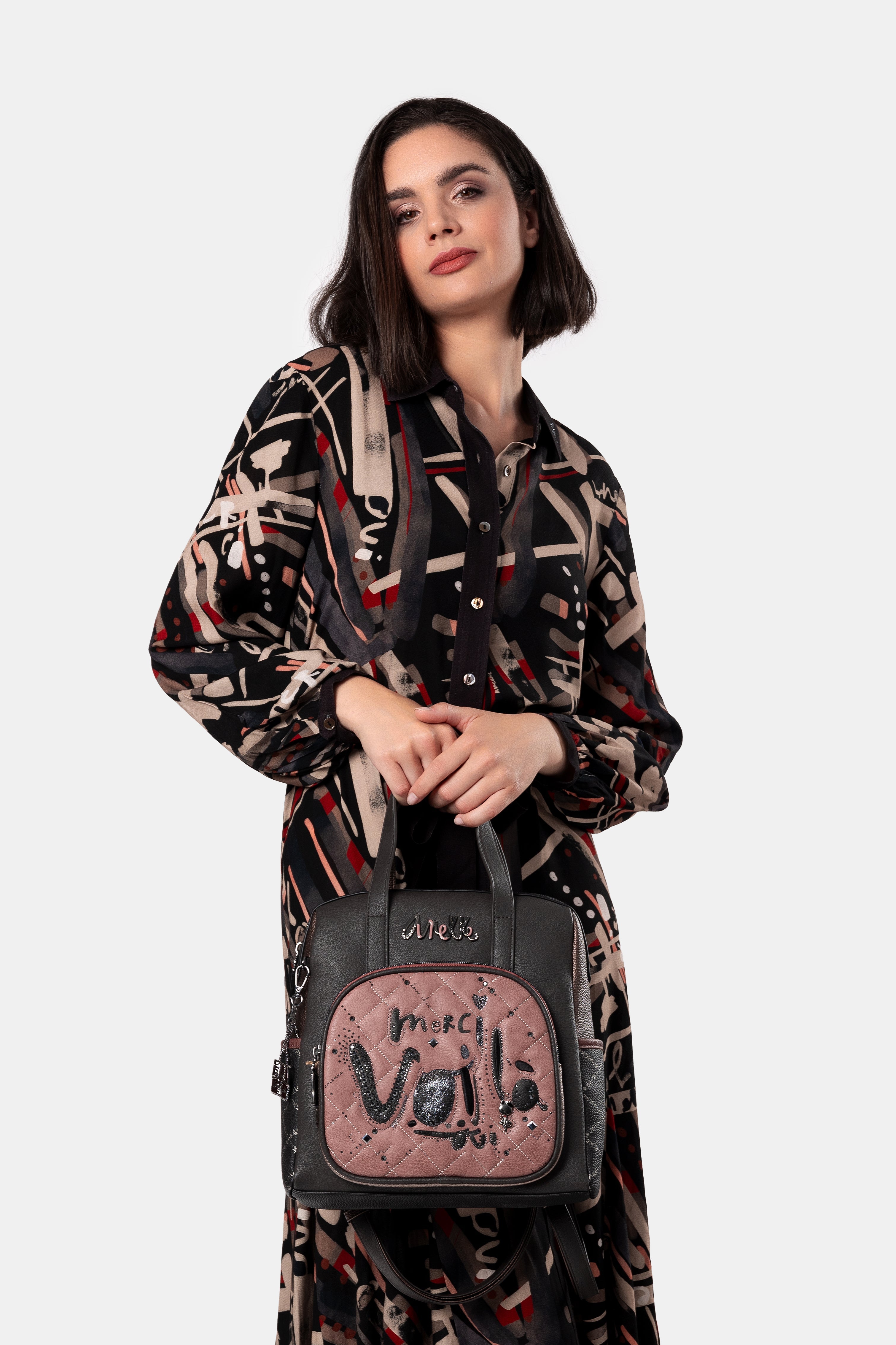 Sac à dos avec anse moyen Parisian