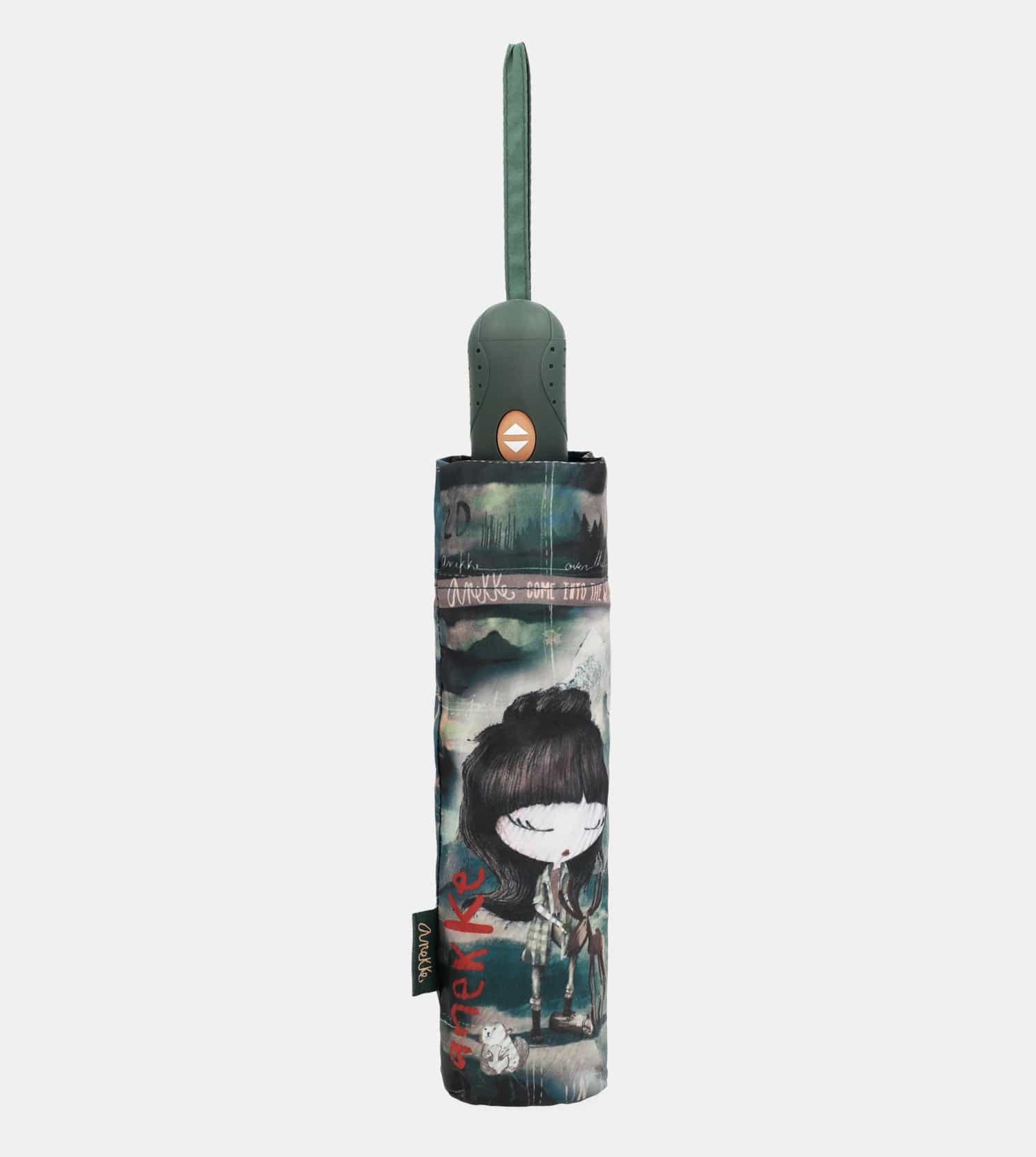 Le parapluie pliant automatique de la forêt