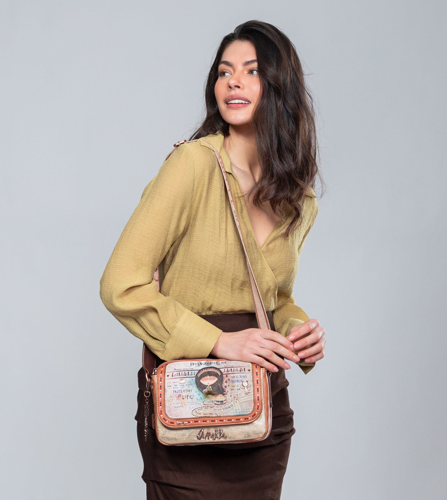 Sac à bandoulière Menire avec des compartiments à volet 3