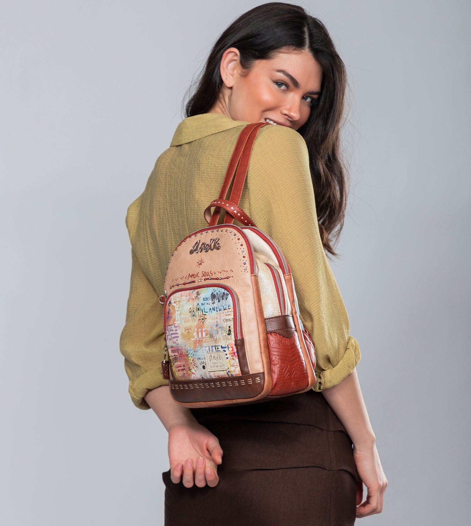 Backpack de triple compartiment