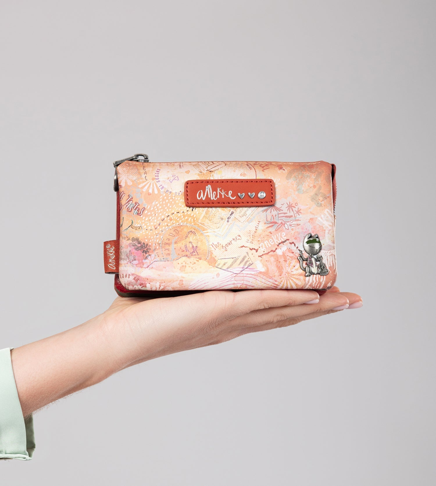 Porte-monnaie 3 compartiments Flowers