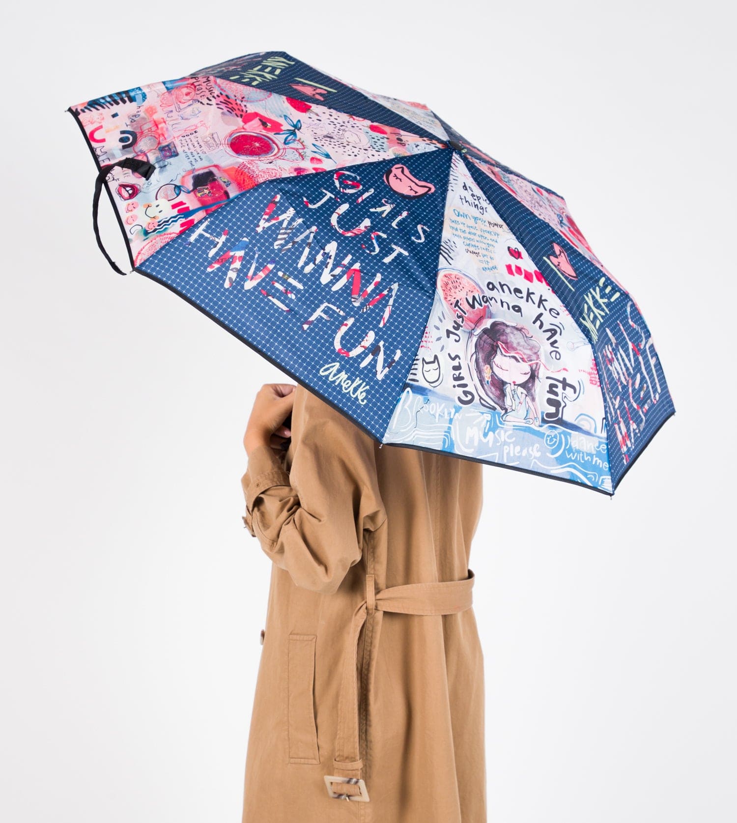 Fun & Music Automatic pliing Umbrella