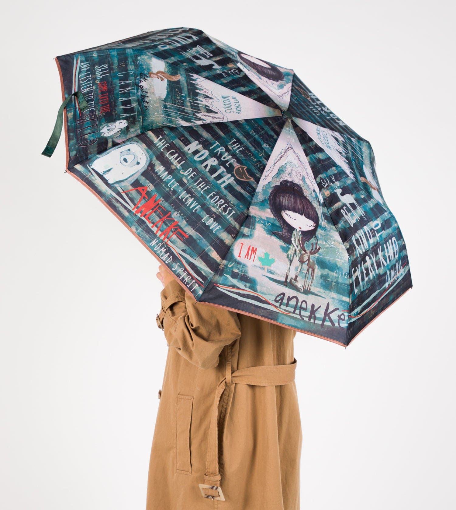 Parapluie pliant manuel La forêt