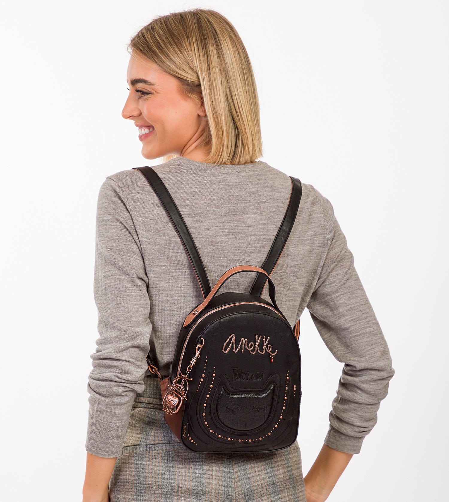 Sac à dos noir sauvage