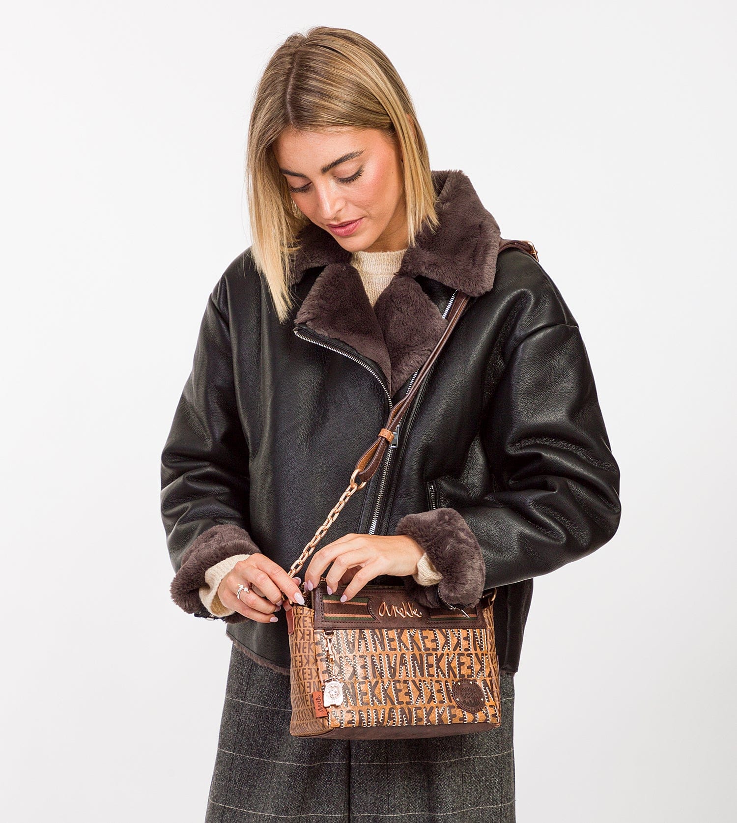 Sac messager urbain à triple compartiment