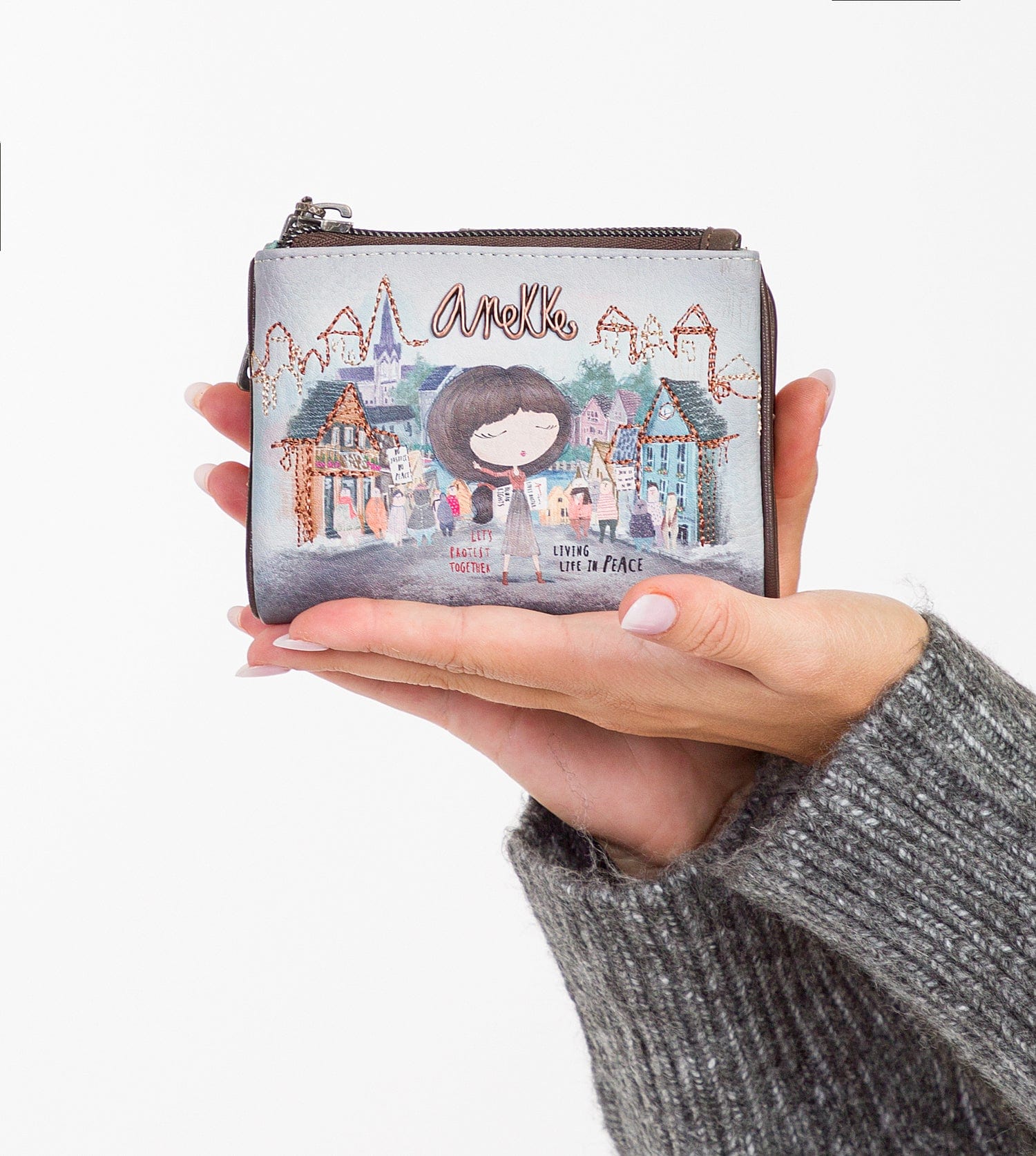 Voix de portefeuille de matériau doux moyen