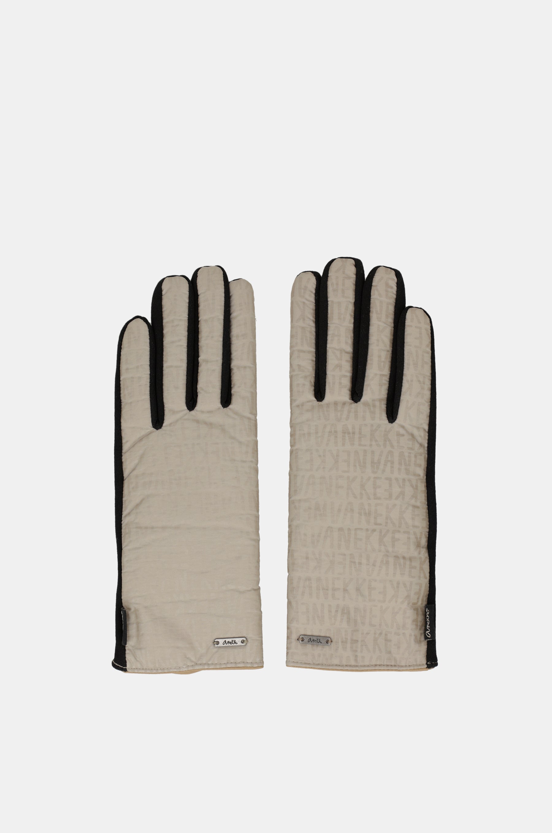 Gants Contemporary noir et beige