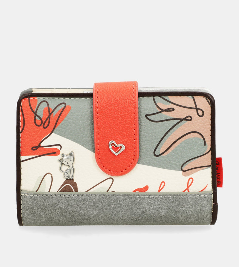 Portefeuille Alma moyen RFID