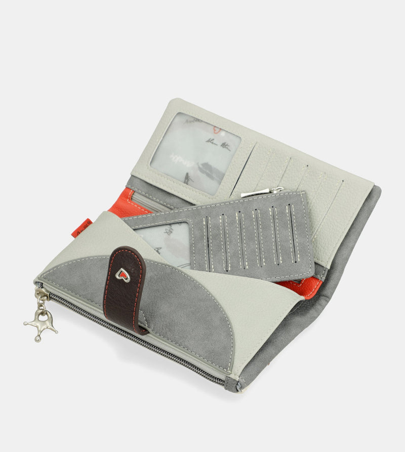 Grand portefeuille souple RFID Alma