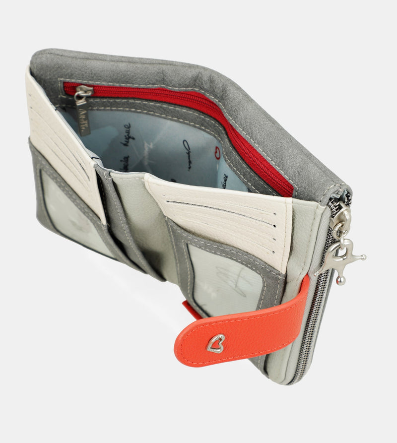 Portefeuille Alma RFID moyen souple
