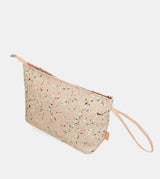 Grand sac de plage rose imprimé