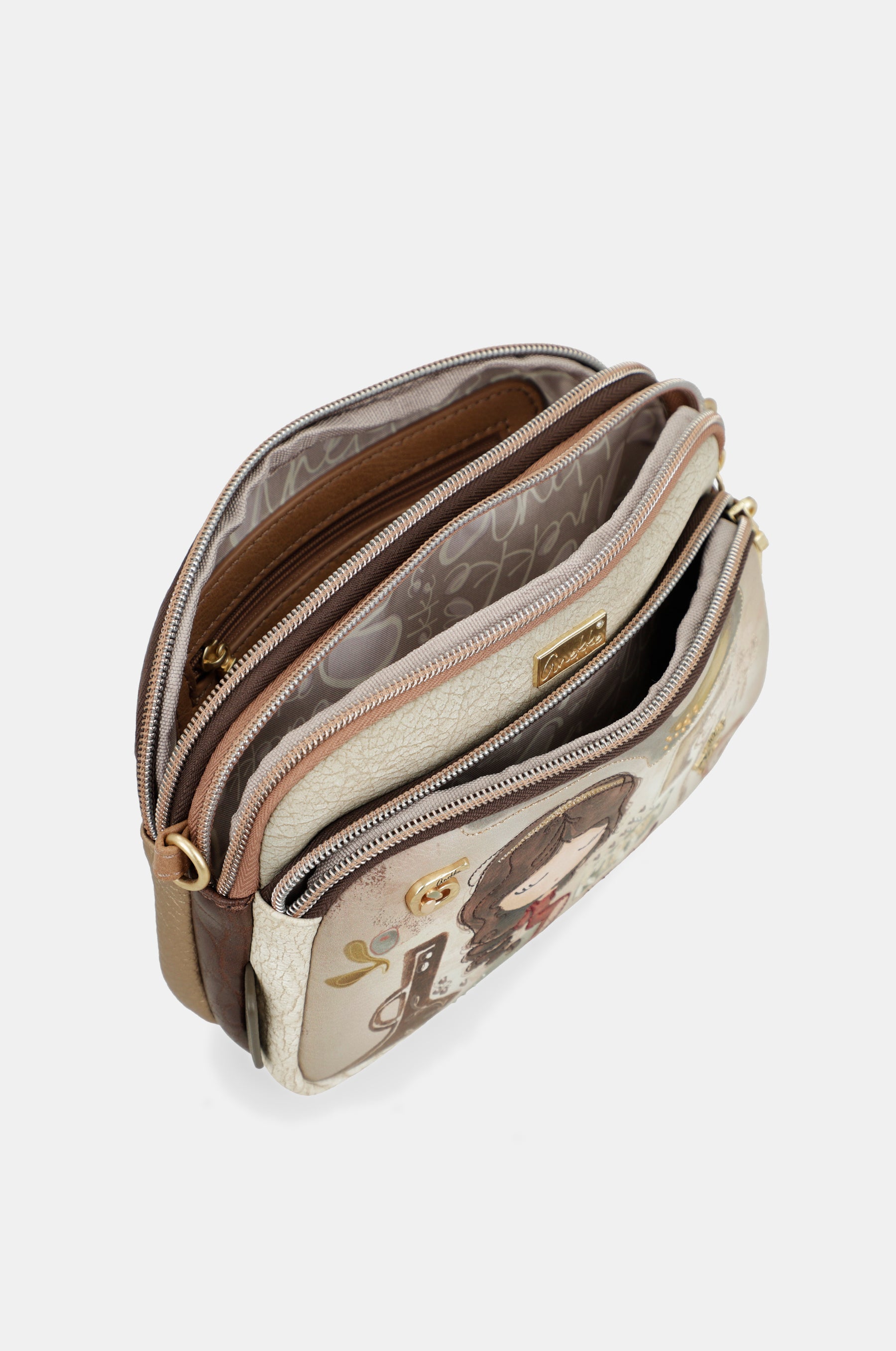 Petit sac à bandoulière à 3 compartiments Muse