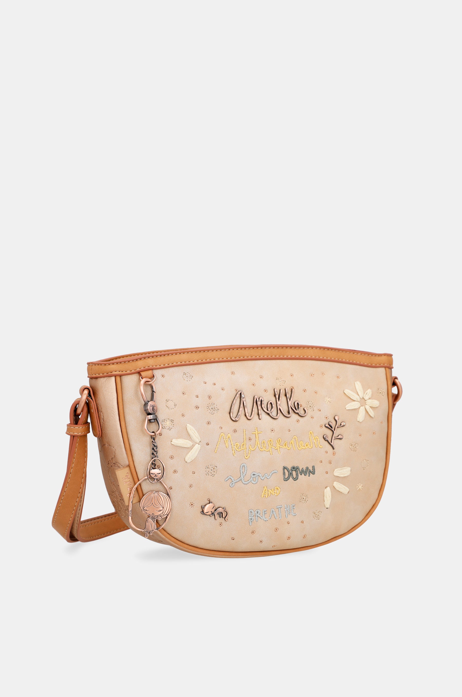 Sac à bandoulière ovale de vie lente
