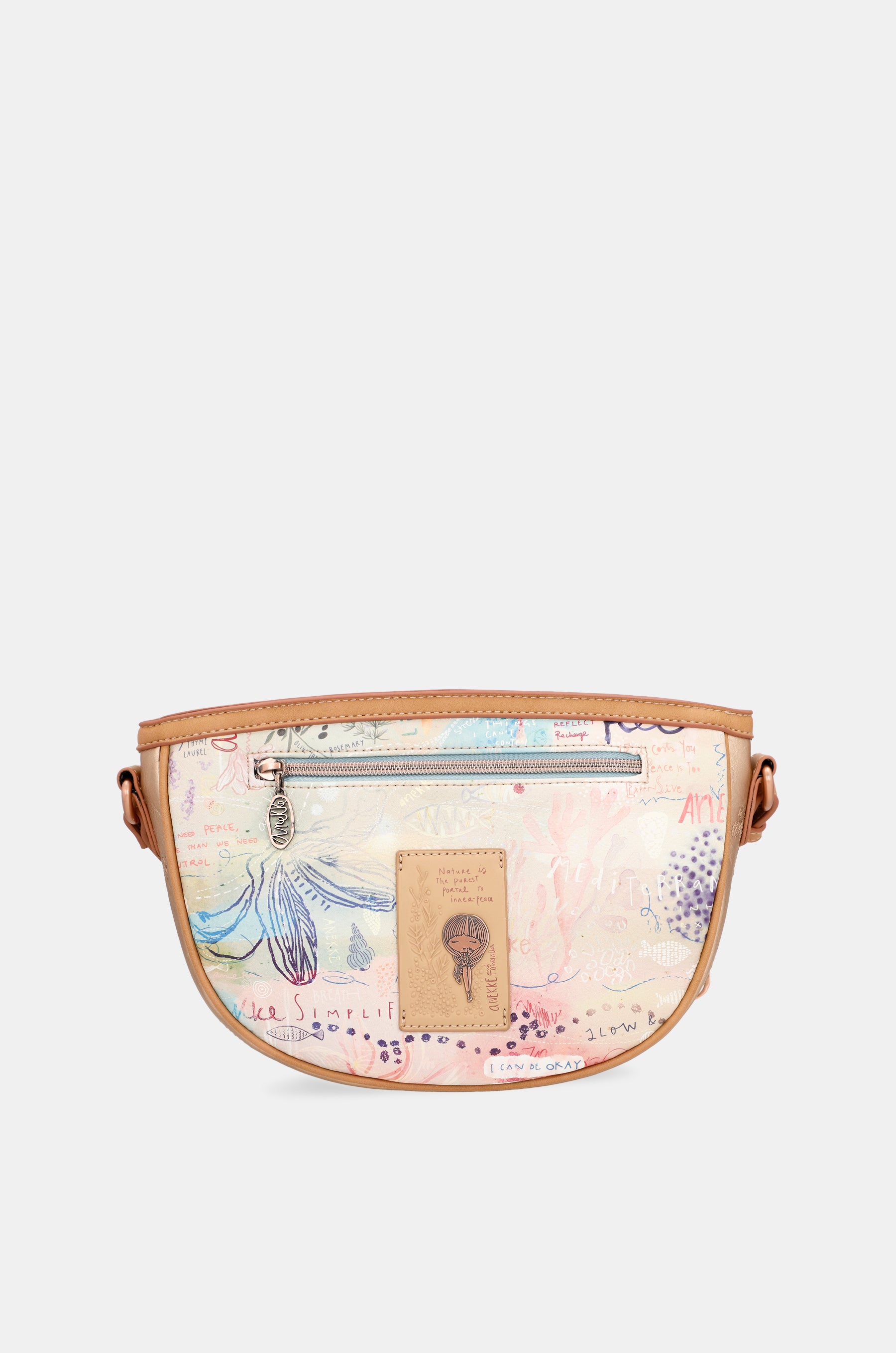 Sac à bandoulière ovale de vie lente
